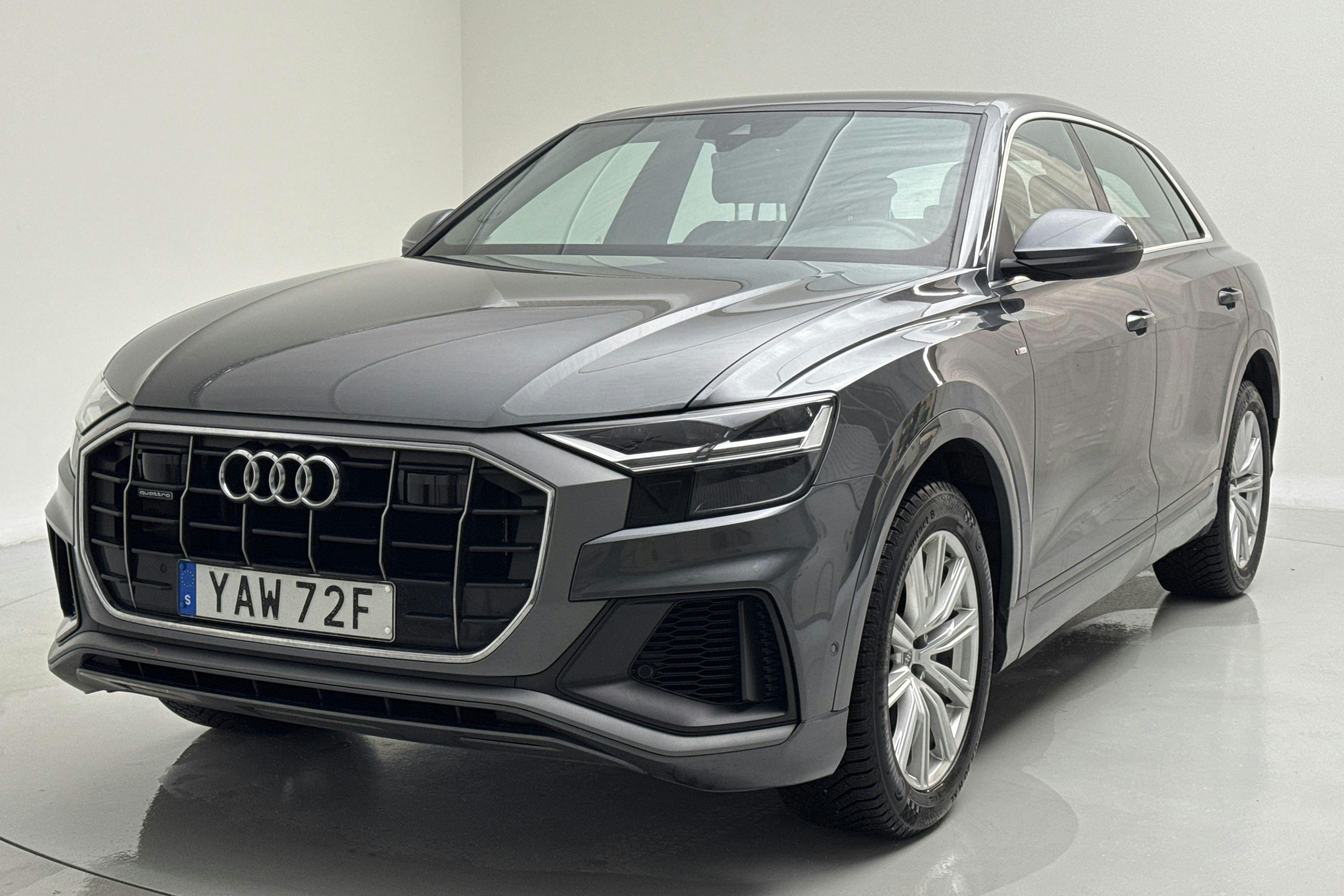 Esittelykuva 1 osoitteesta 17: Audi Q8 50 TDI quattro (286hk) - 130 730 km - Automaattinen - harmaa - 2021