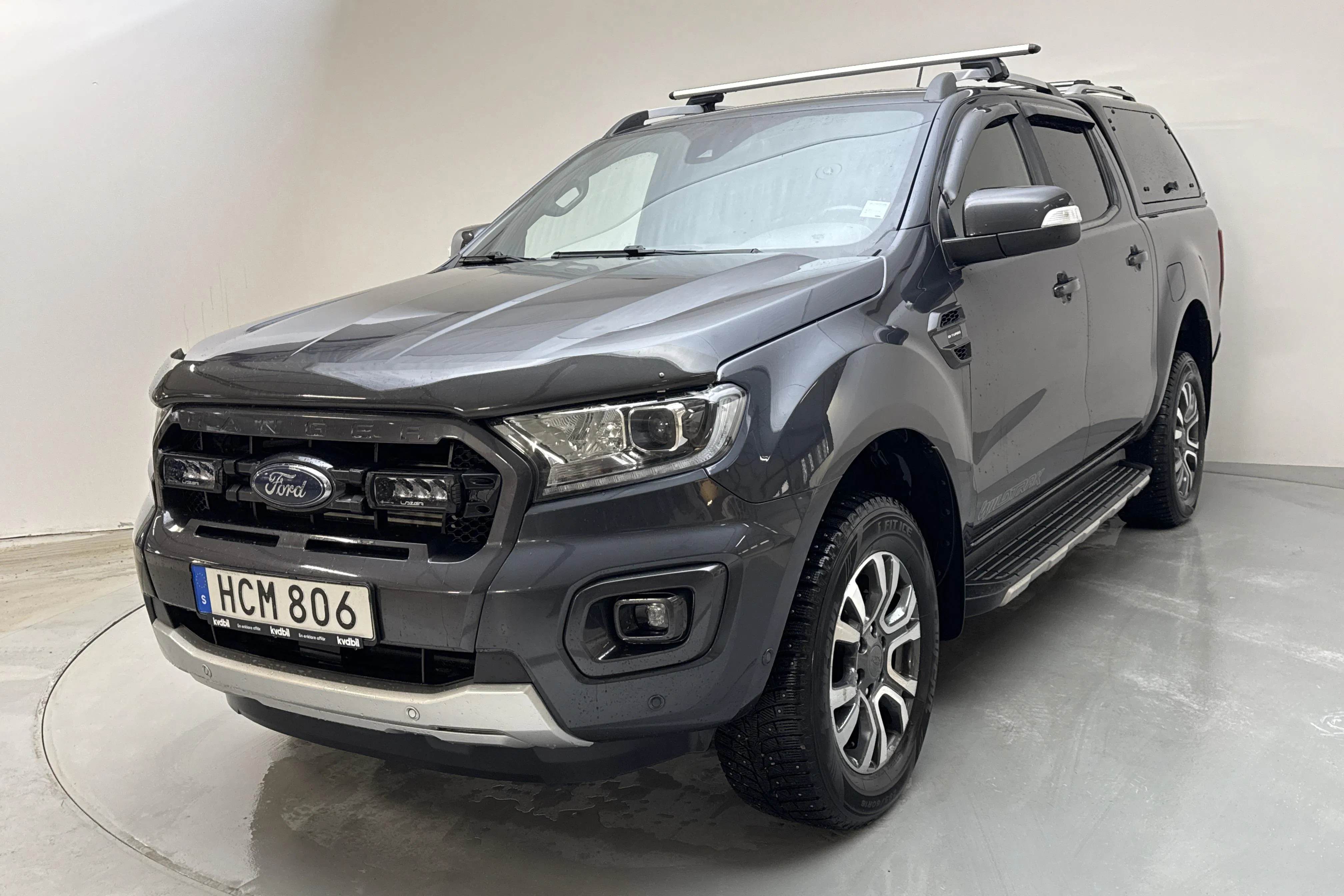 Presentationsfoto 1 av 17: Ford Ranger 2.0 TDCi 4WD (213hk) - 15 048 mil - Automat - grå - 2021
