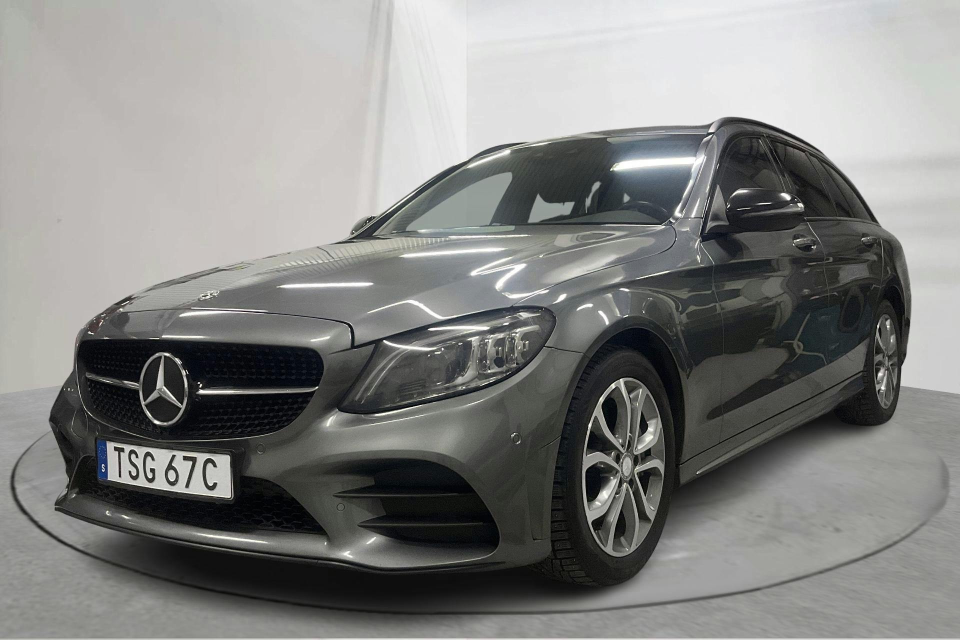 Presentation photo 1 of 17: Mercedes C 220 d Kombi S205 (194hk) - 151 730 km - Automatic - gray - 2021