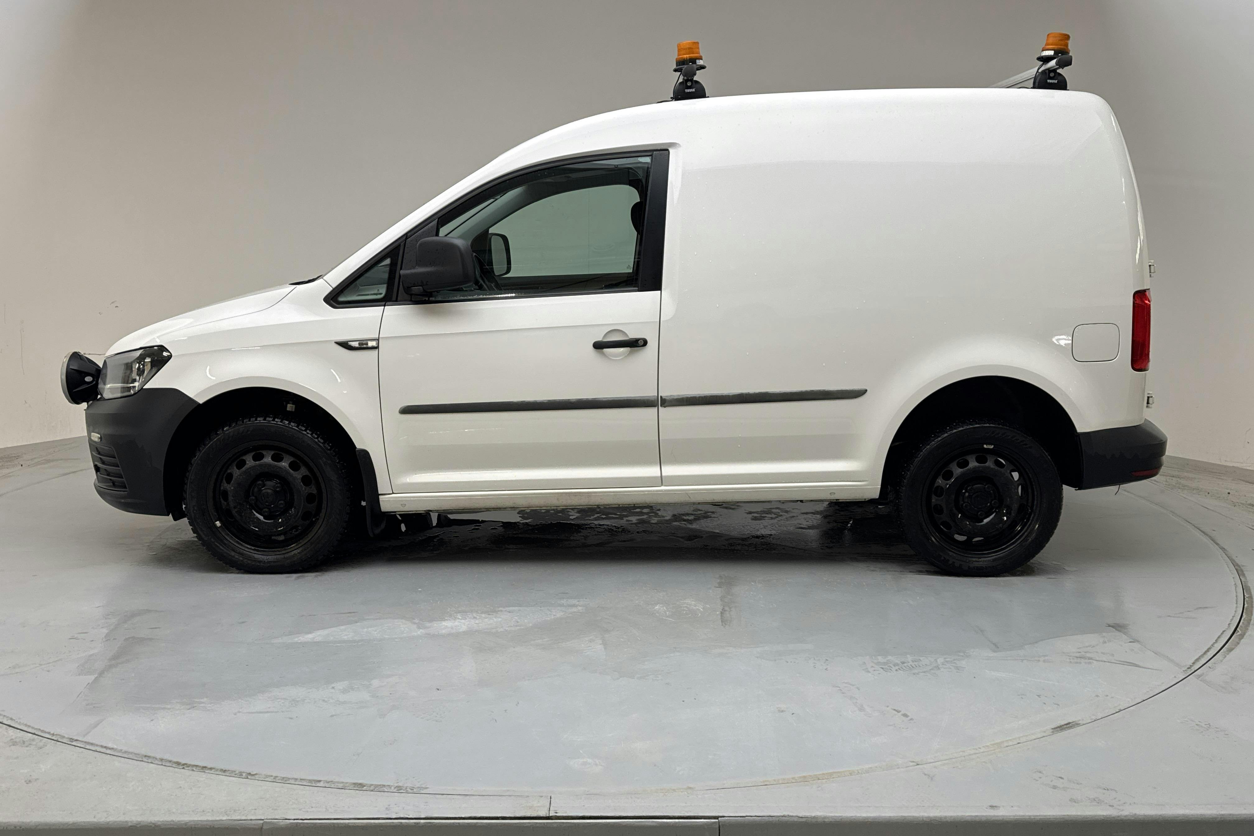 Presentation photo 2 of 12: VW Caddy 2.0 TDI Skåp 4MOTION (122hk) - 172 340 km - Manual - white - 2018