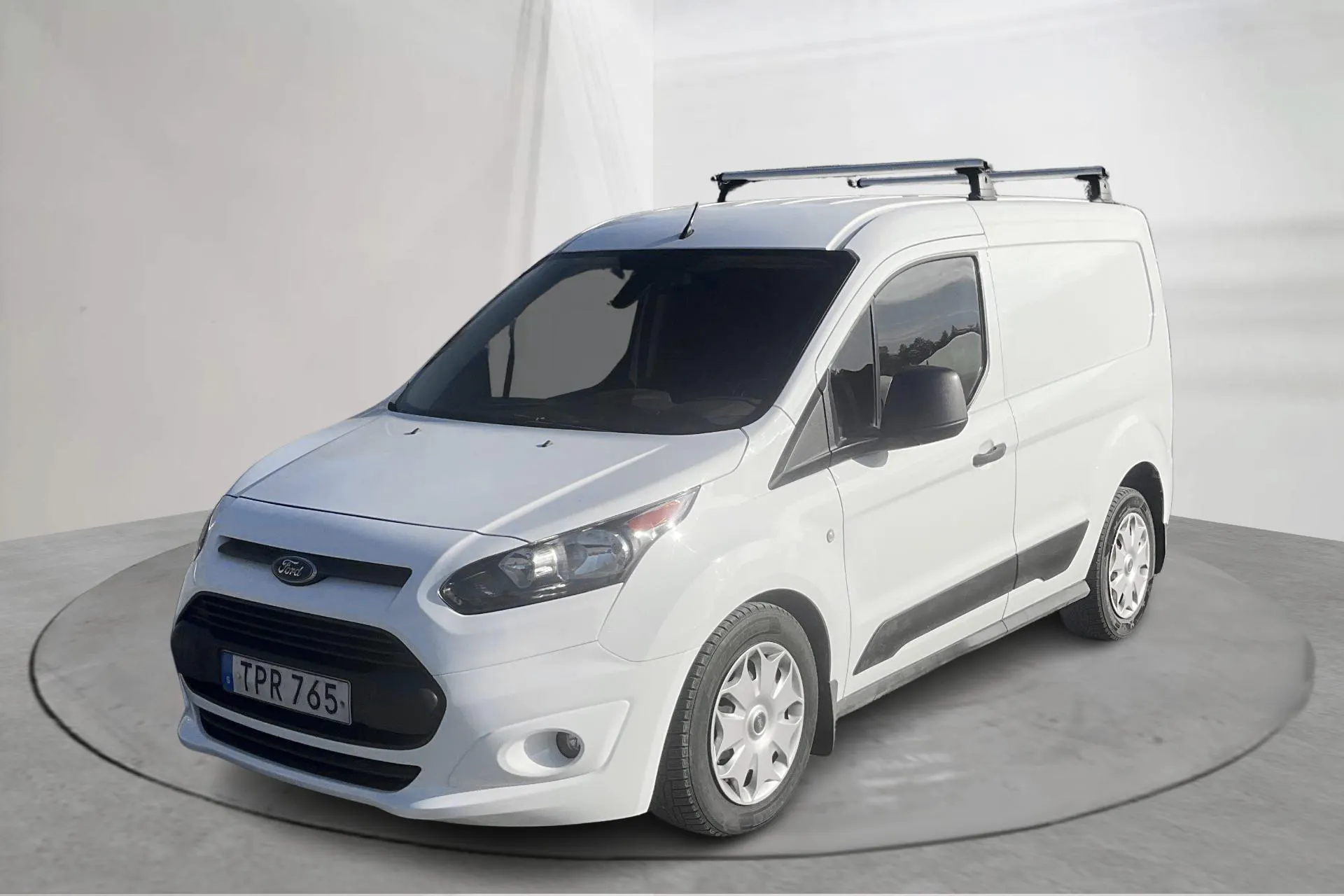 Presentation photo 1 of 13: Ford Transit Connect 1.5 TDCi (100hk) - 125 420 km - Automatic - white - 2018