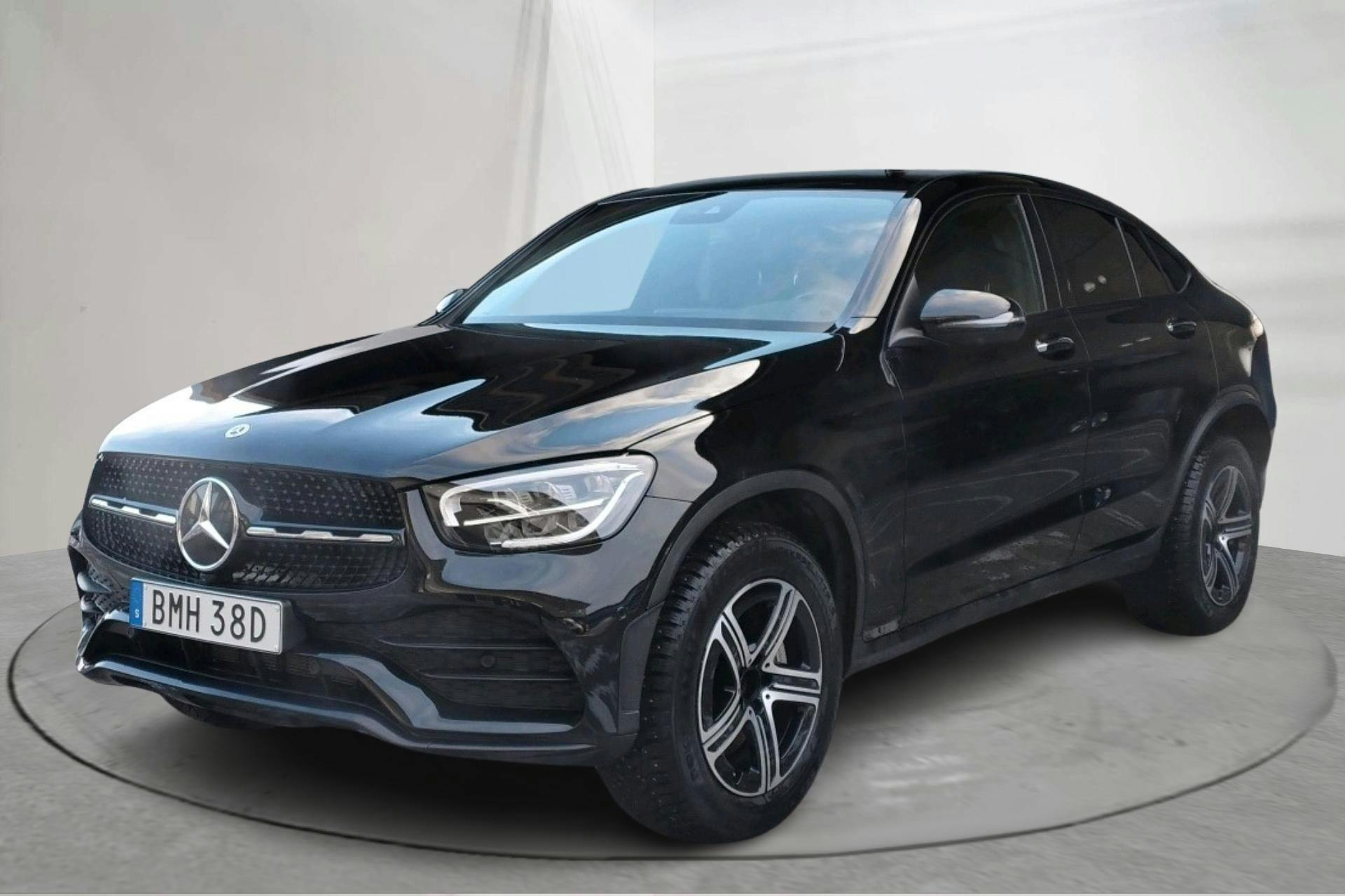 Presentation photo 1 of 19: Mercedes GLC 300 de 4MATIC Coupé C253 (316hk) - 40 680 km - Automatic - black - 2023