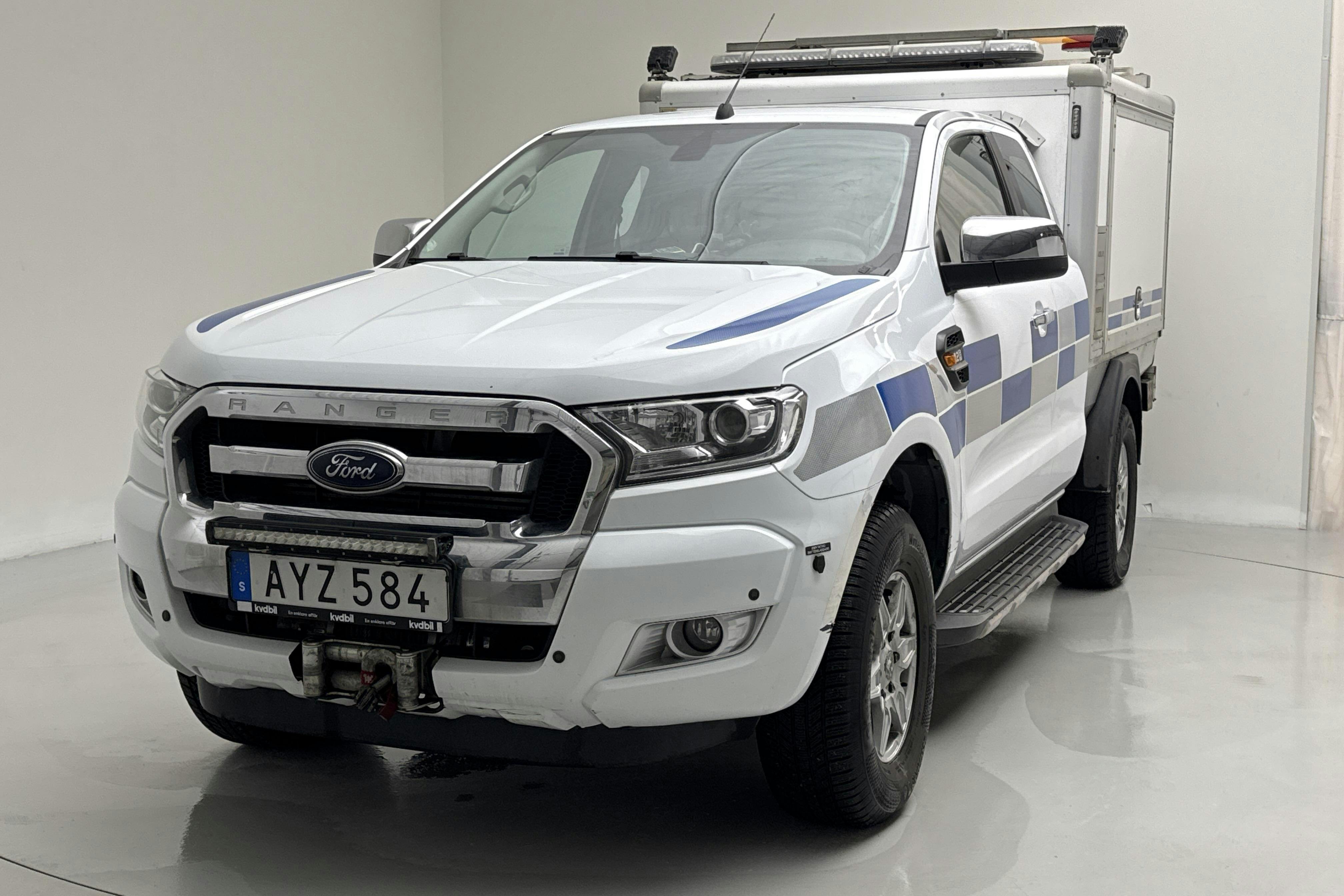 Presentation photo 1 of 17: Ford Ranger 2.2 TDCi 4WD (160hk) - 177 780 km - Automatic - white - 2017
