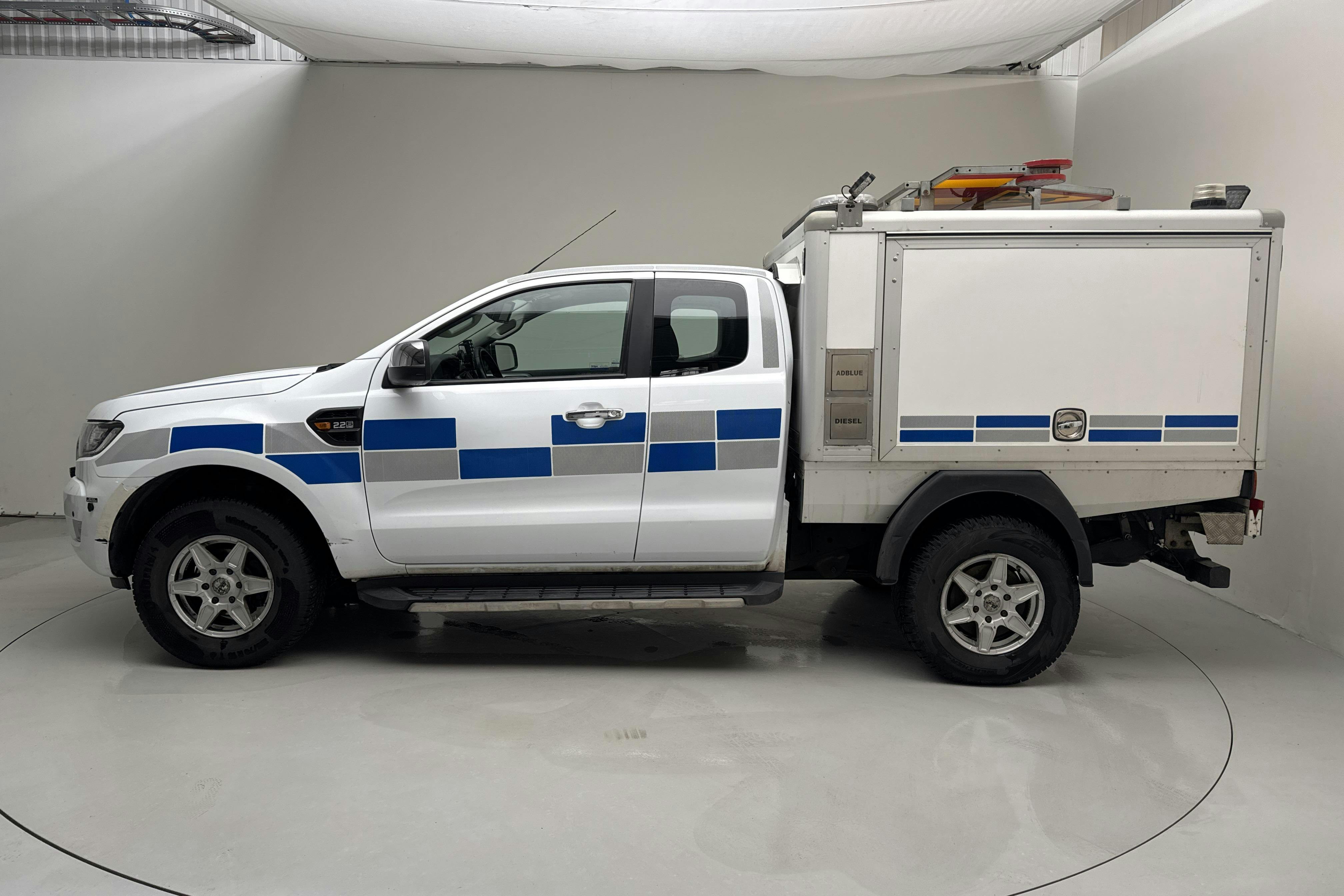 Presentation photo 2 of 17: Ford Ranger 2.2 TDCi 4WD (160hk) - 177 780 km - Automatic - white - 2017