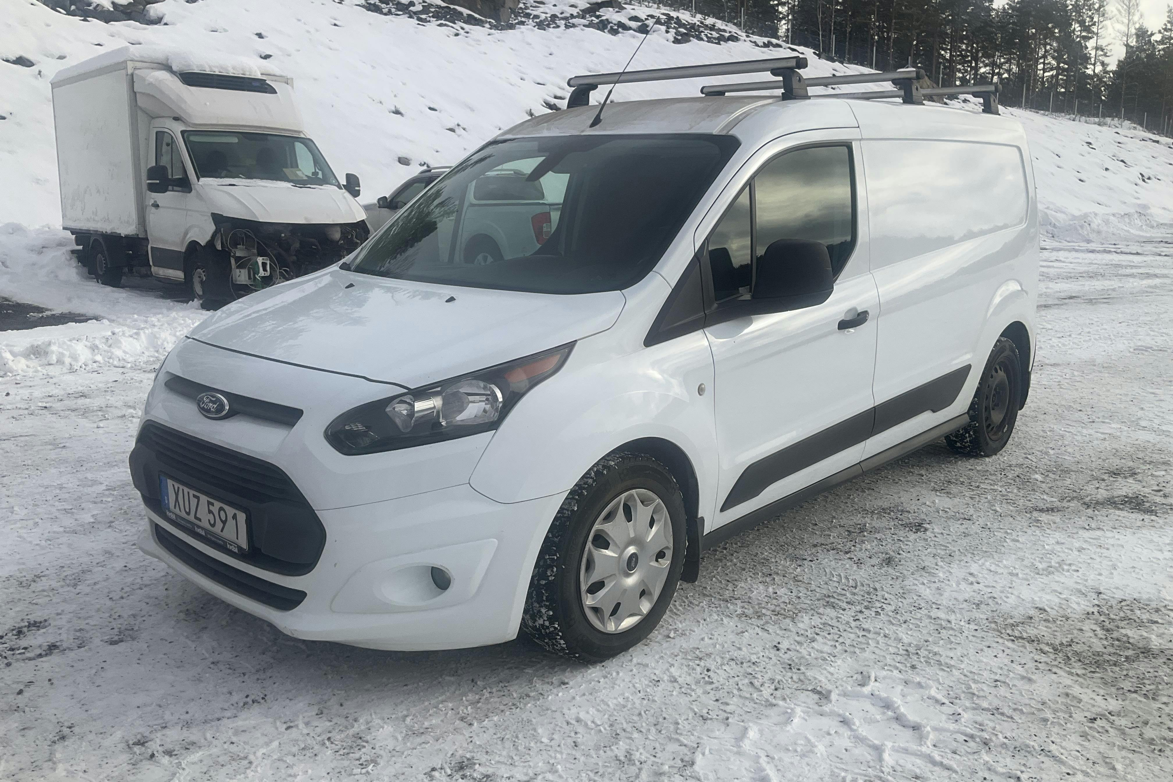 Presentationsfoto 1 av 12: Ford Transit Connect 1.5 TDCi (120hk) - 14 399 mil - Automat - vit - 2016