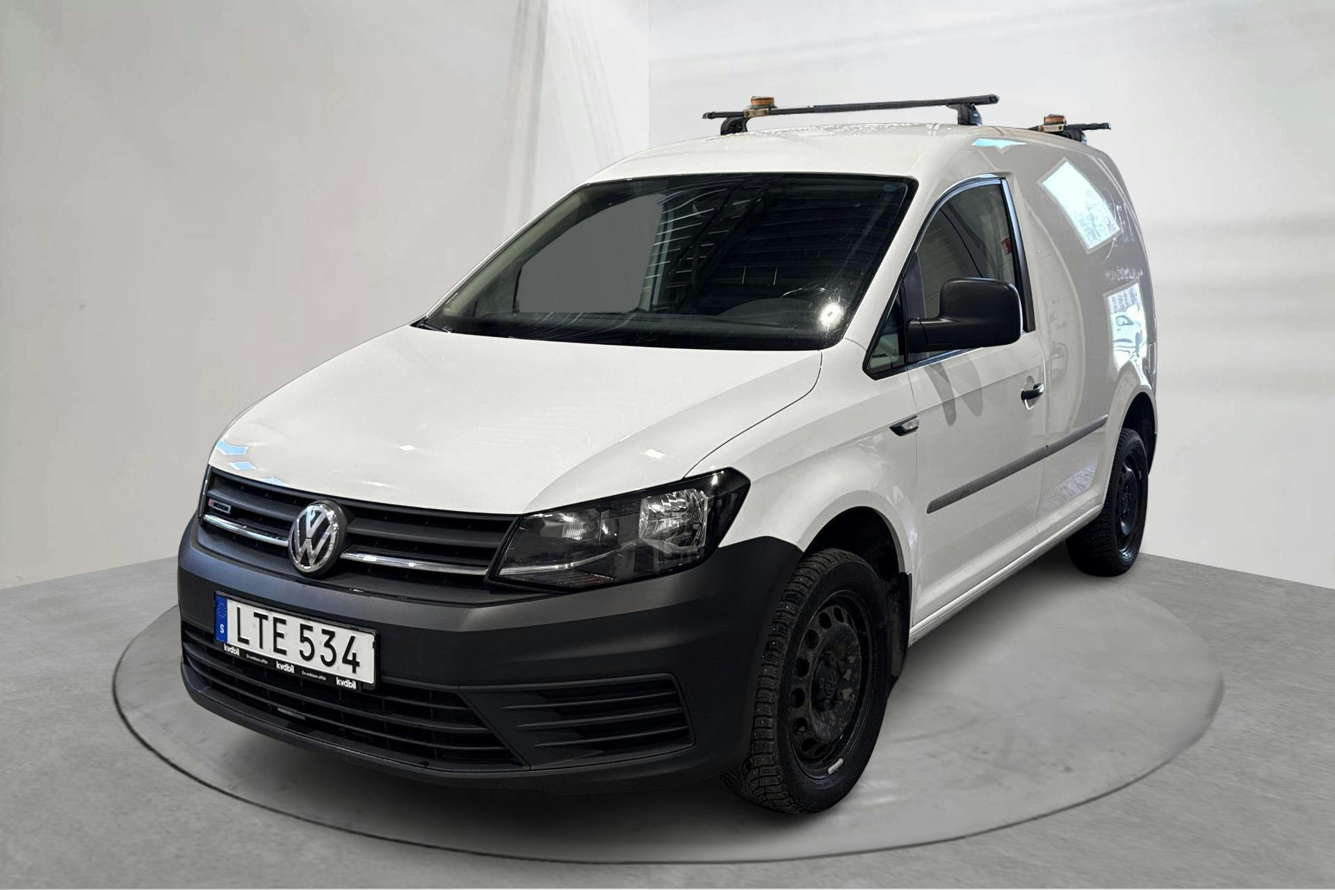 Presentation photo 1 of 15: VW Caddy 2.0 TDI Skåp 4MOTION (122hk) - 132 660 km - Manual - white - 2018