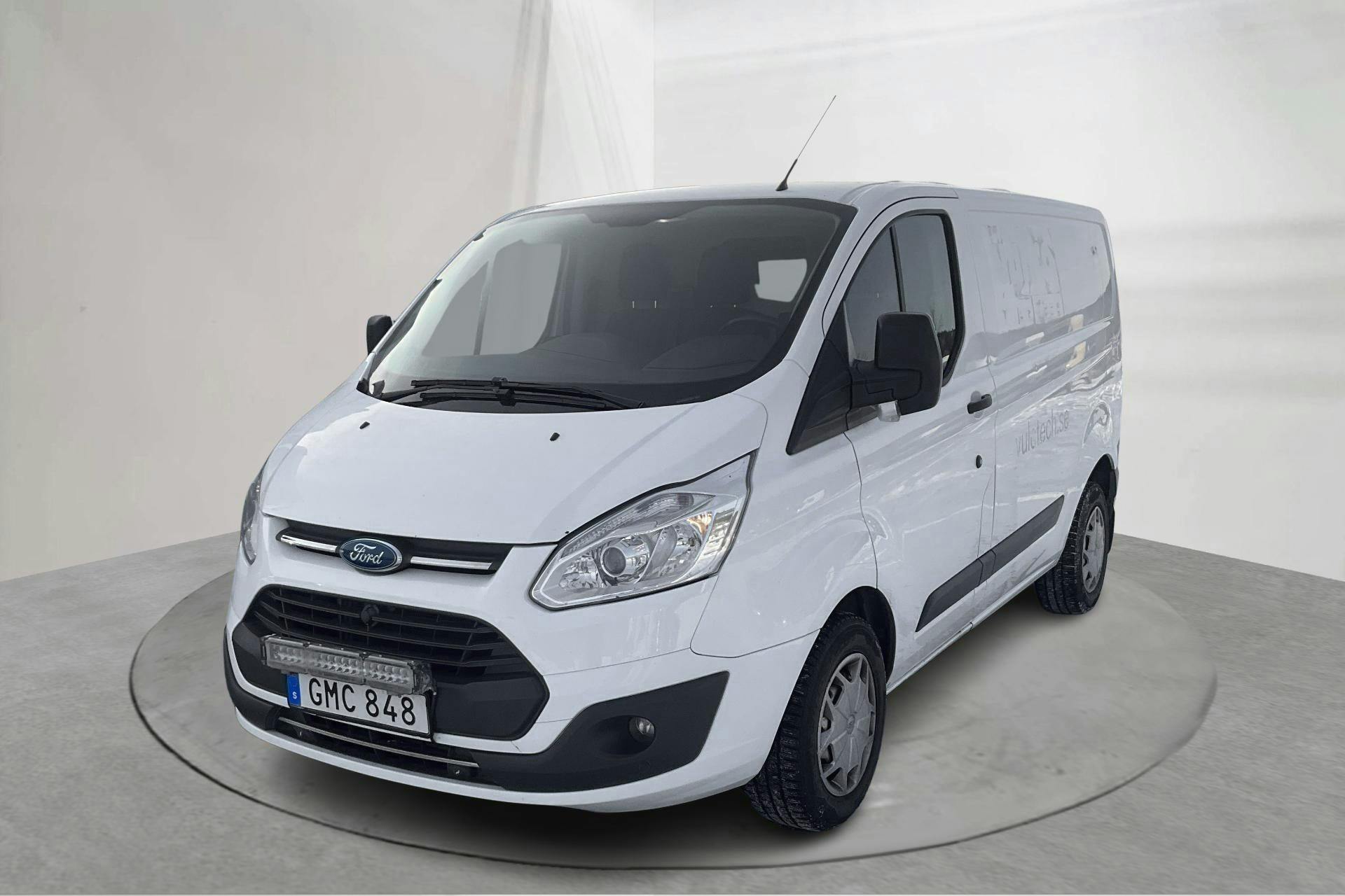 Presentationsfoto 1 av 13: Ford Transit Custom 270 (130hk) - 13 278 mil - Manuell - vit - 2017