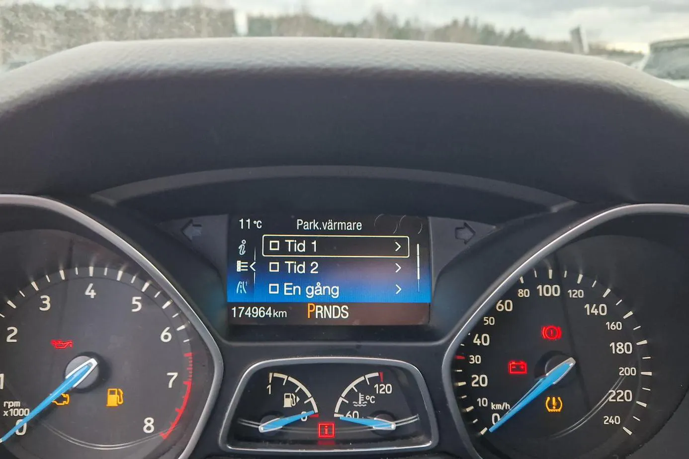 Presentation photo 13 of 13: Ford Focus 1.0 EcoBoost Kombi (125hk) - 174 960 km - Automatic - white - 2016