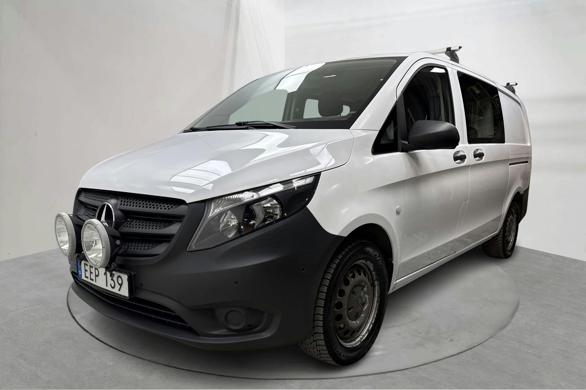 Presentation photo 1 of 18: Mercedes Vito Mixto 114 CDI 4MATIC W640 (136hk) - 67 510 km - Automatic - white - 2018