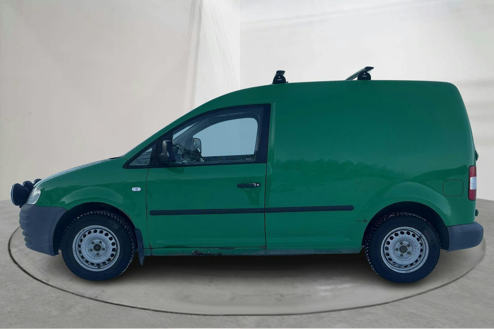 Presentation photo 2 of 16: VW Caddy 1.9 TDI Skåp (105hk) - 185 180 km - Manual - Light Green - 2005