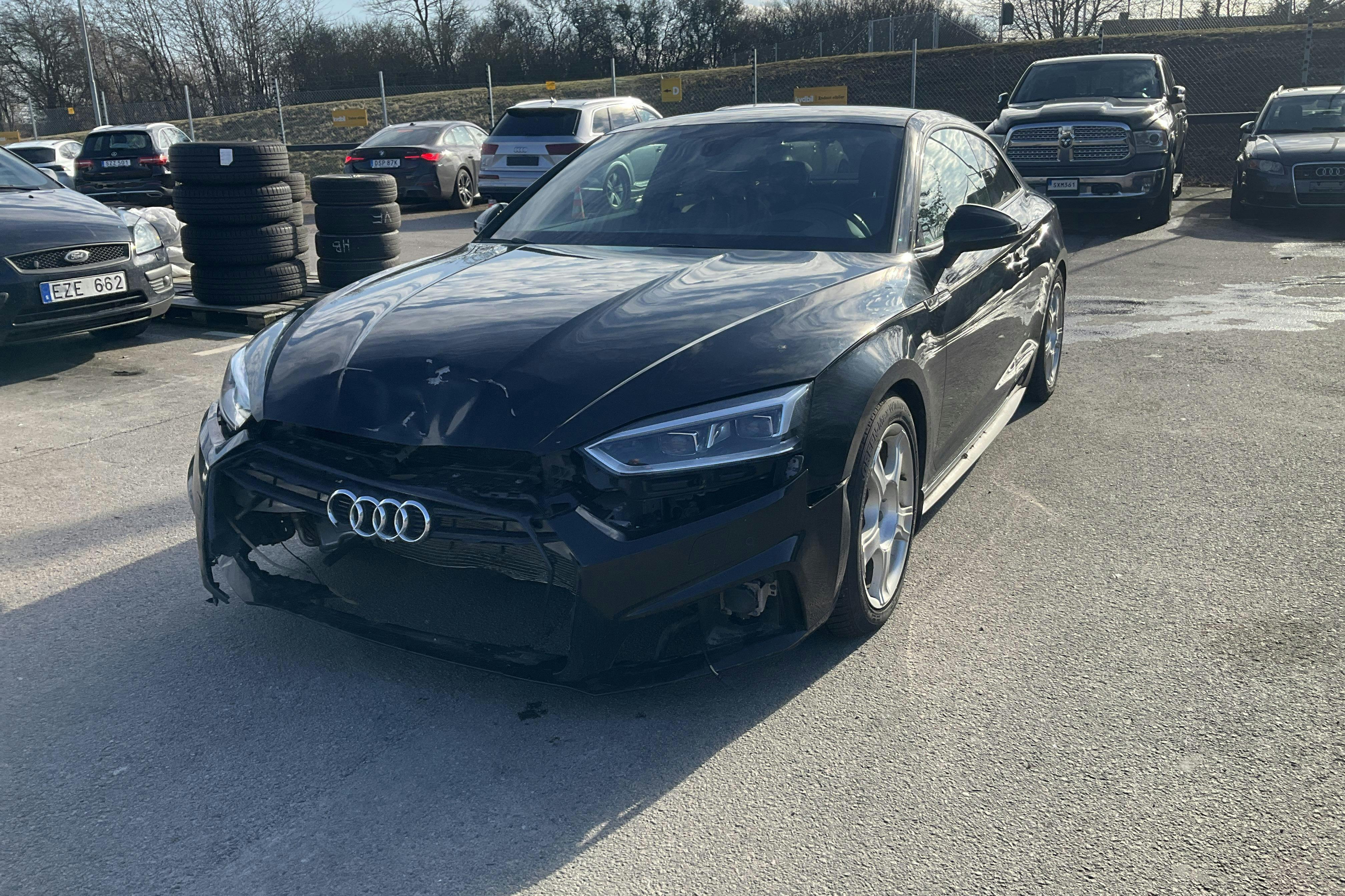 Presentation photo 1 of 14: Audi A5 2.0 TDI Coupé (190hk) - 94 050 km - Automatic - black - 2017