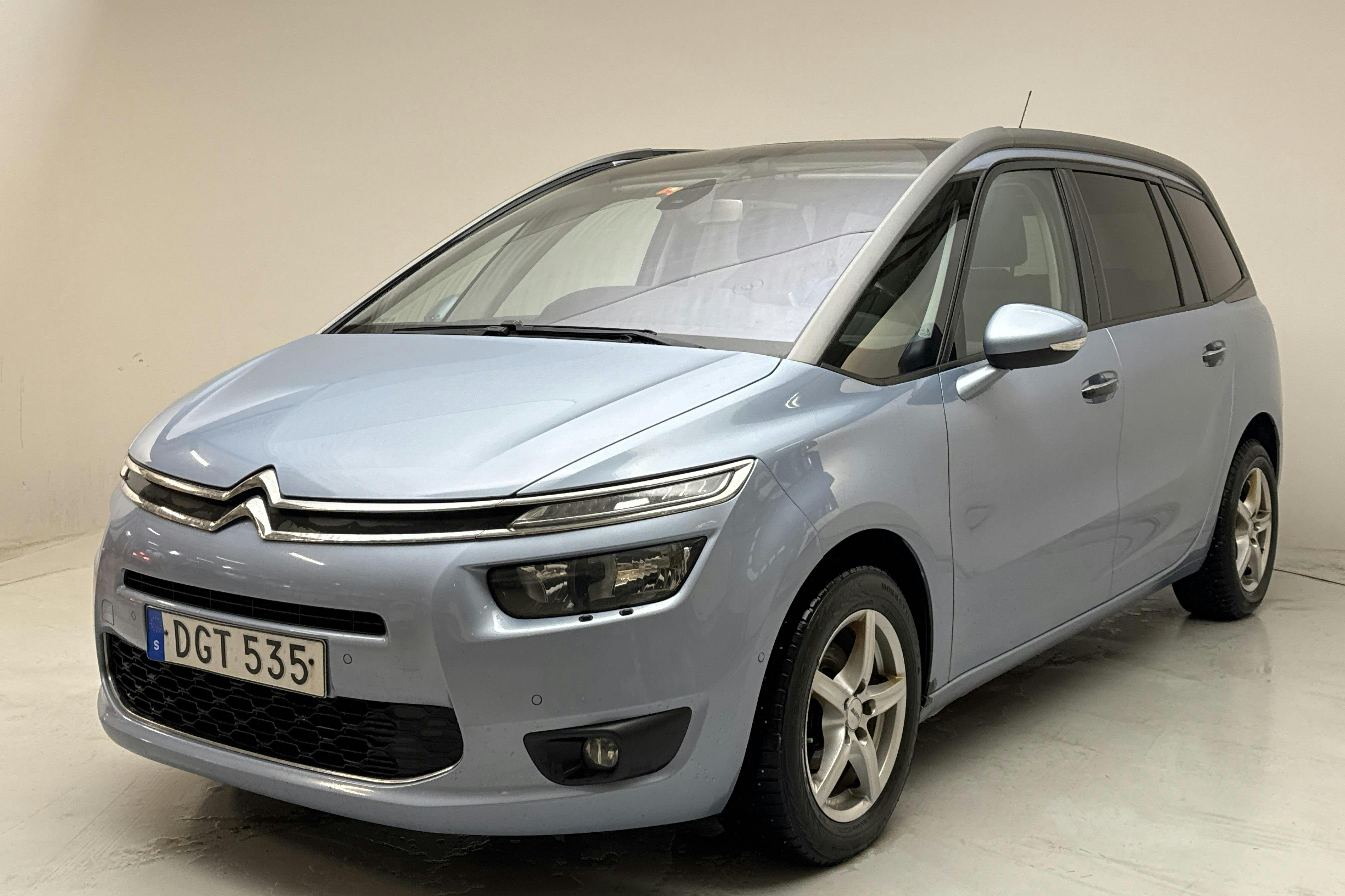 Präsentationsfoto 1 von 18: Citroën C4 Grand Picasso 1.6 HDi (115hk) - 241 920 Kilometer - Verkaufsautomat - Blaue Farbe - 2015