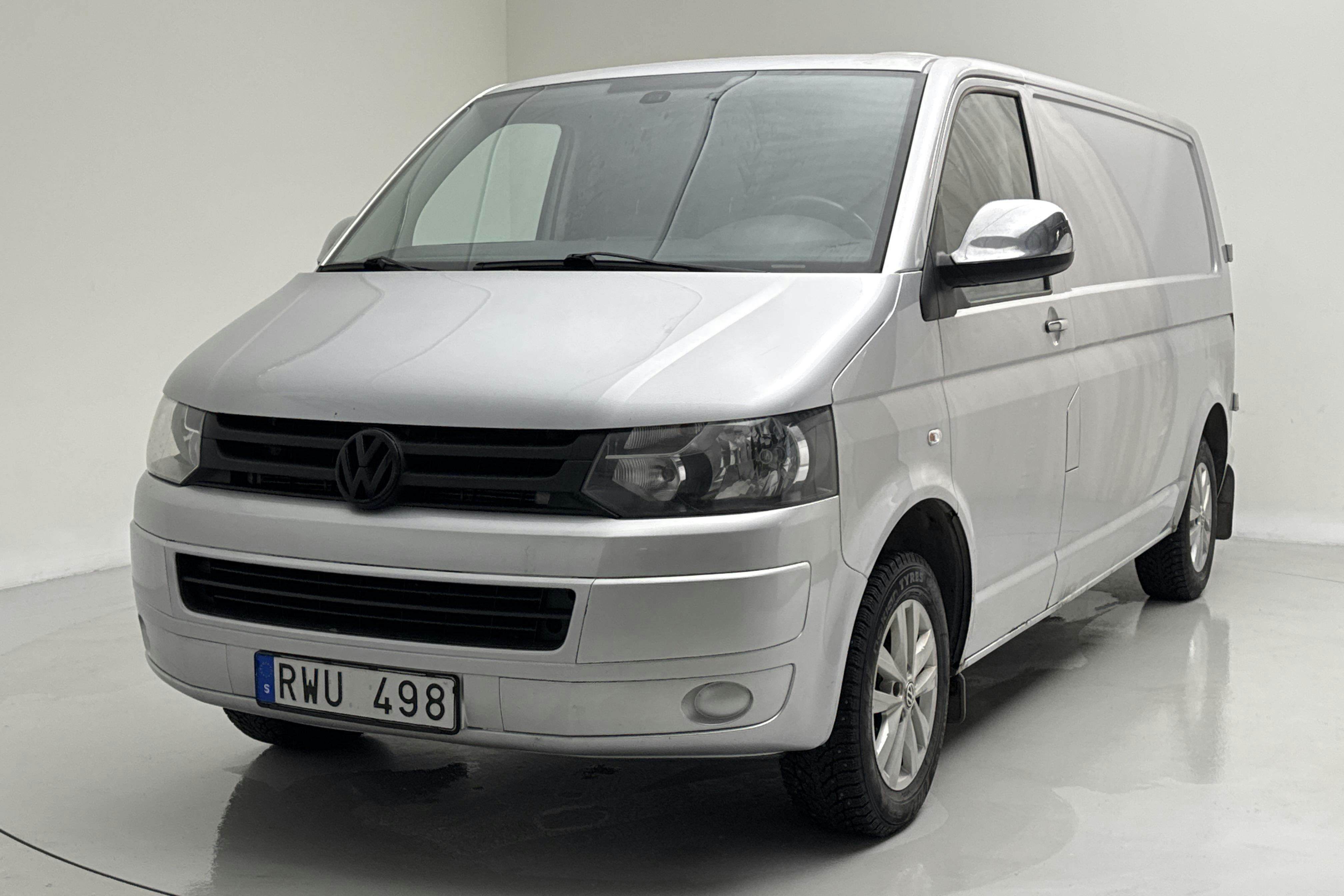 Presentation photo 1 of 13: VW Transporter T5 2.0 TDI (140hk) - 230 570 km - Automatic - silver - 2013