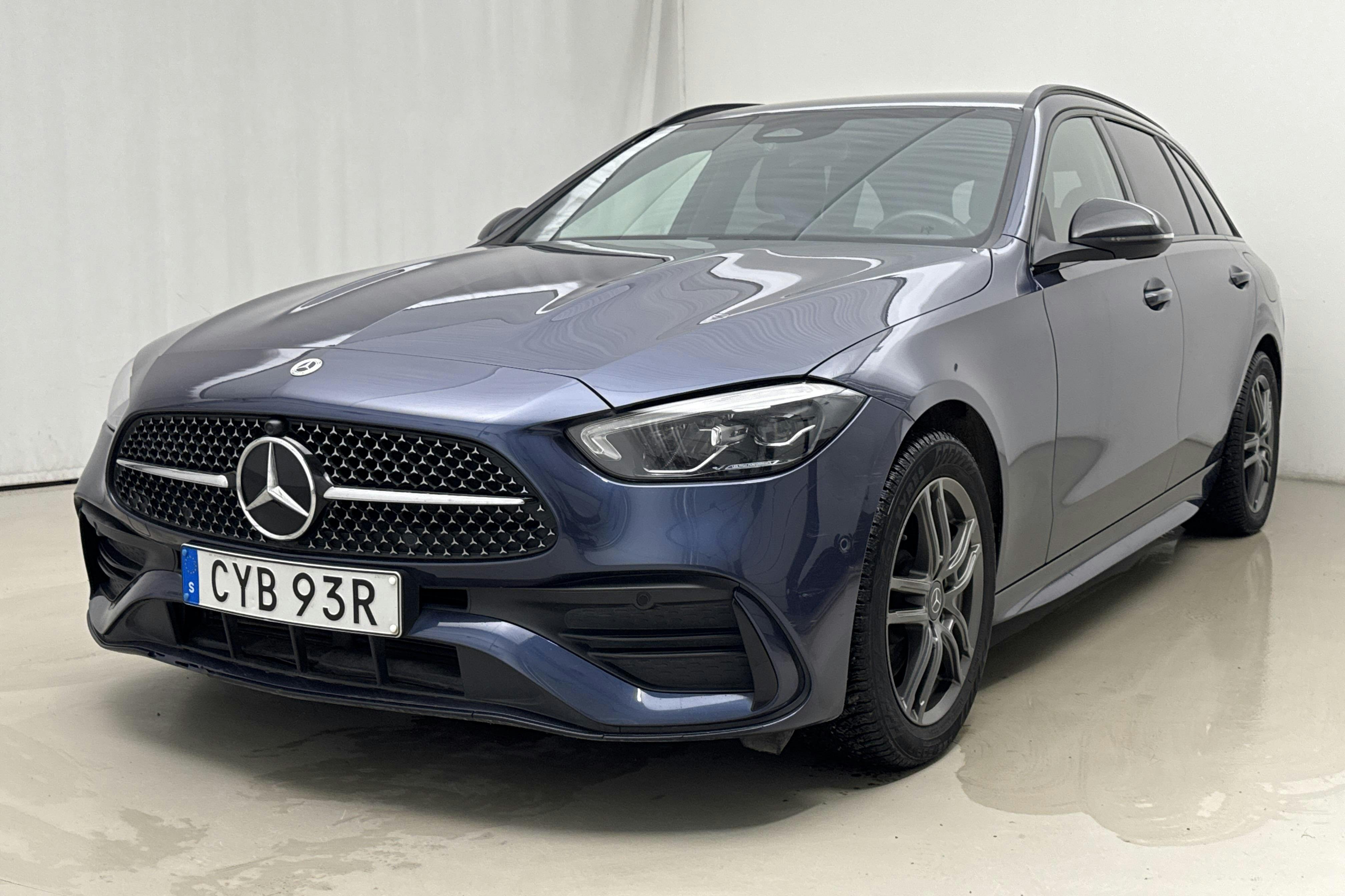 Presentation photo 1 of 21: Mercedes C 300 e Kombi S206 (333hk) - 57 700 km - Automatic - blue - 2023