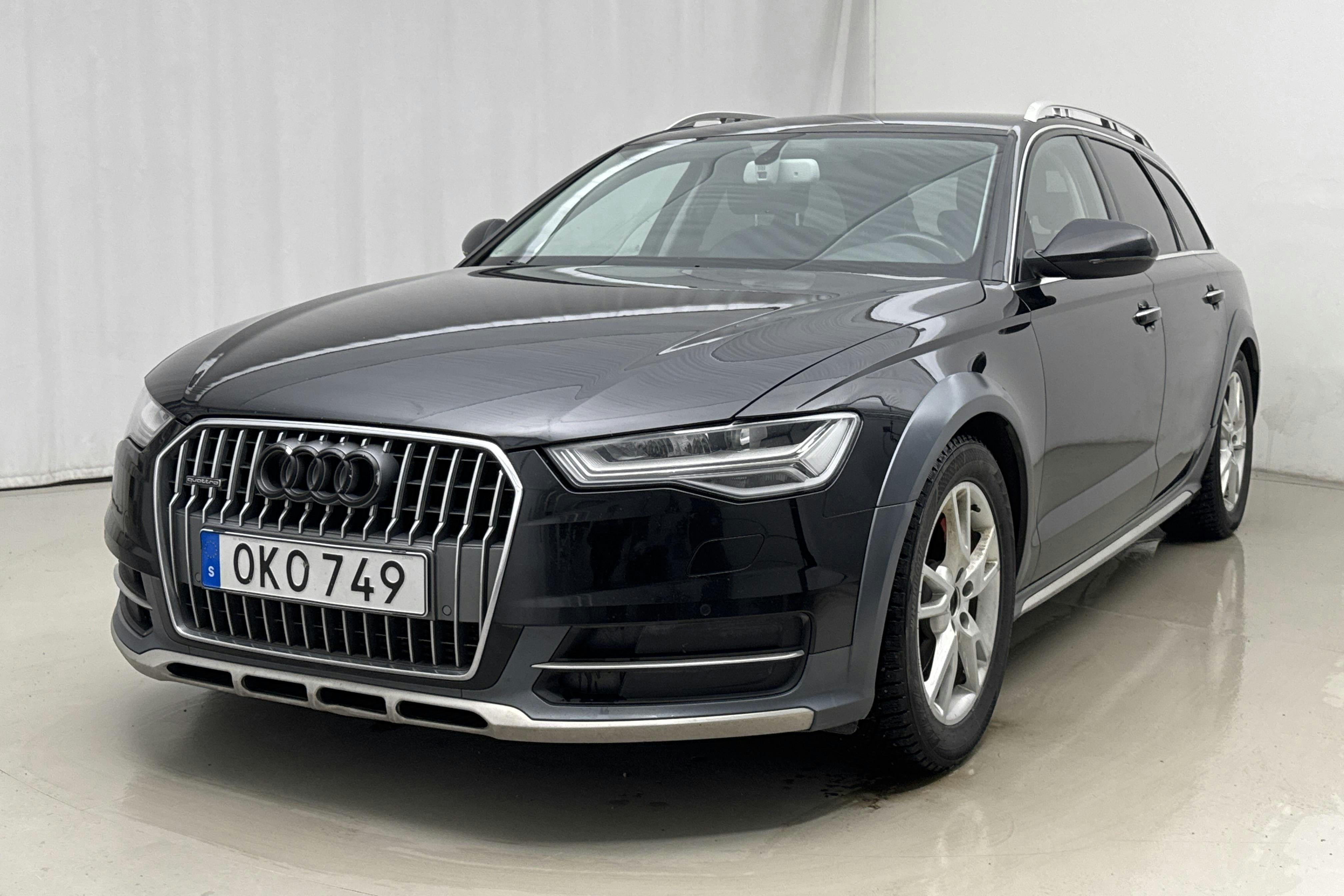 Presentation photo 1 of 18: Audi A6 Allroad 3.0 TDI quattro (218hk) - 190 510 km - Automatic - black - 2017