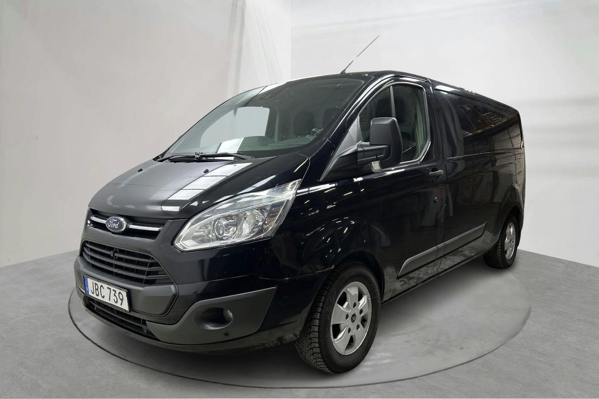 Presentation photo 1 of 14: Ford Transit Custom 300 (125hk) - 190 840 km - Manual - black - 2016