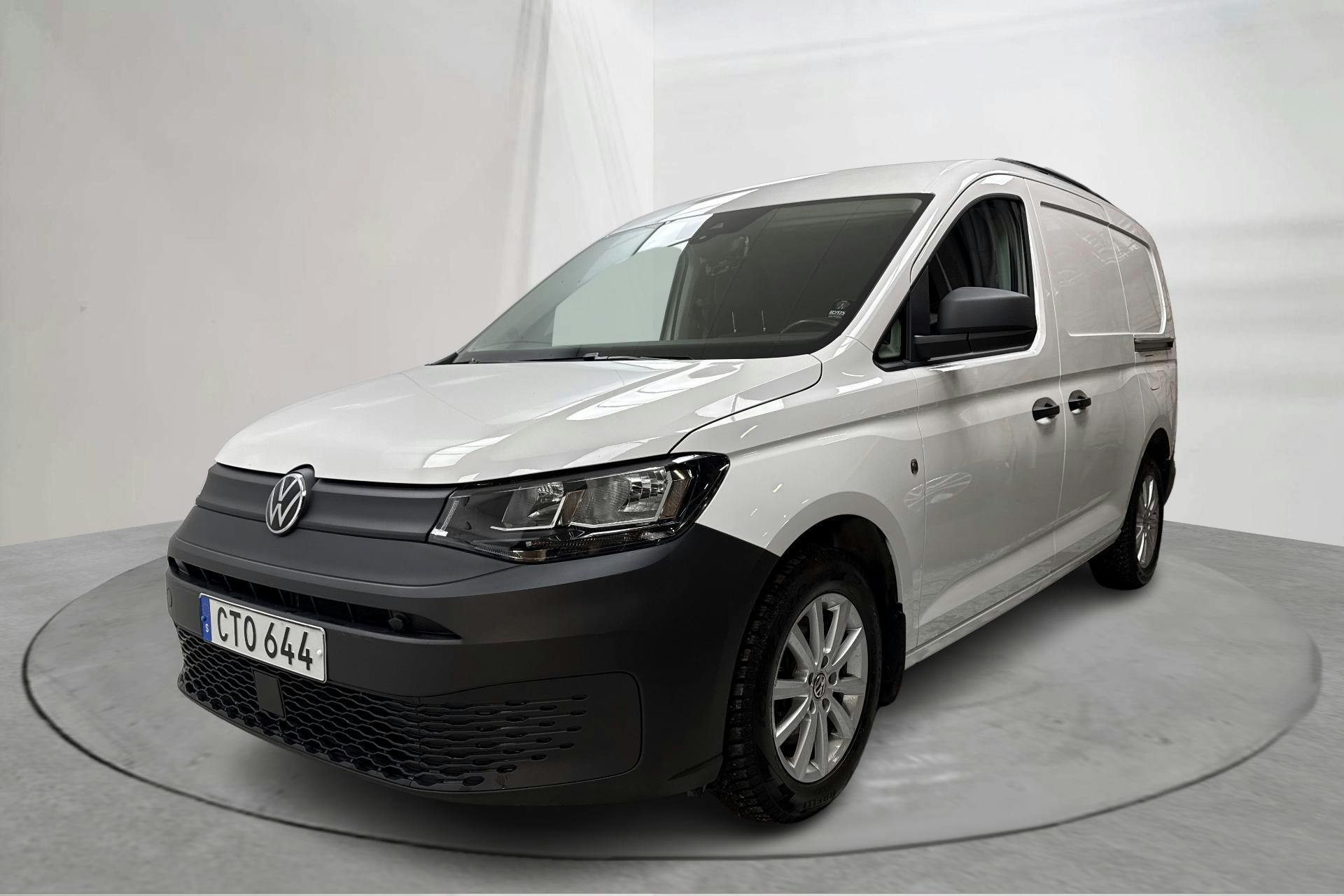 Presentation photo 1 of 20: VW Caddy Cargo Maxi 2.0 TDI Skåp (122hk) - 48 590 km - Automatic - white - 2023