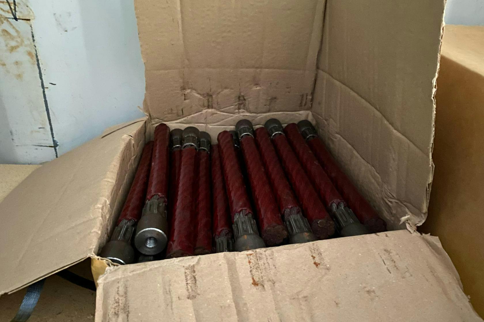 Presentation photo 15 of 15: Borstar till sopvals ( 2 uppsättningar) okänt fabrikat - 0 km