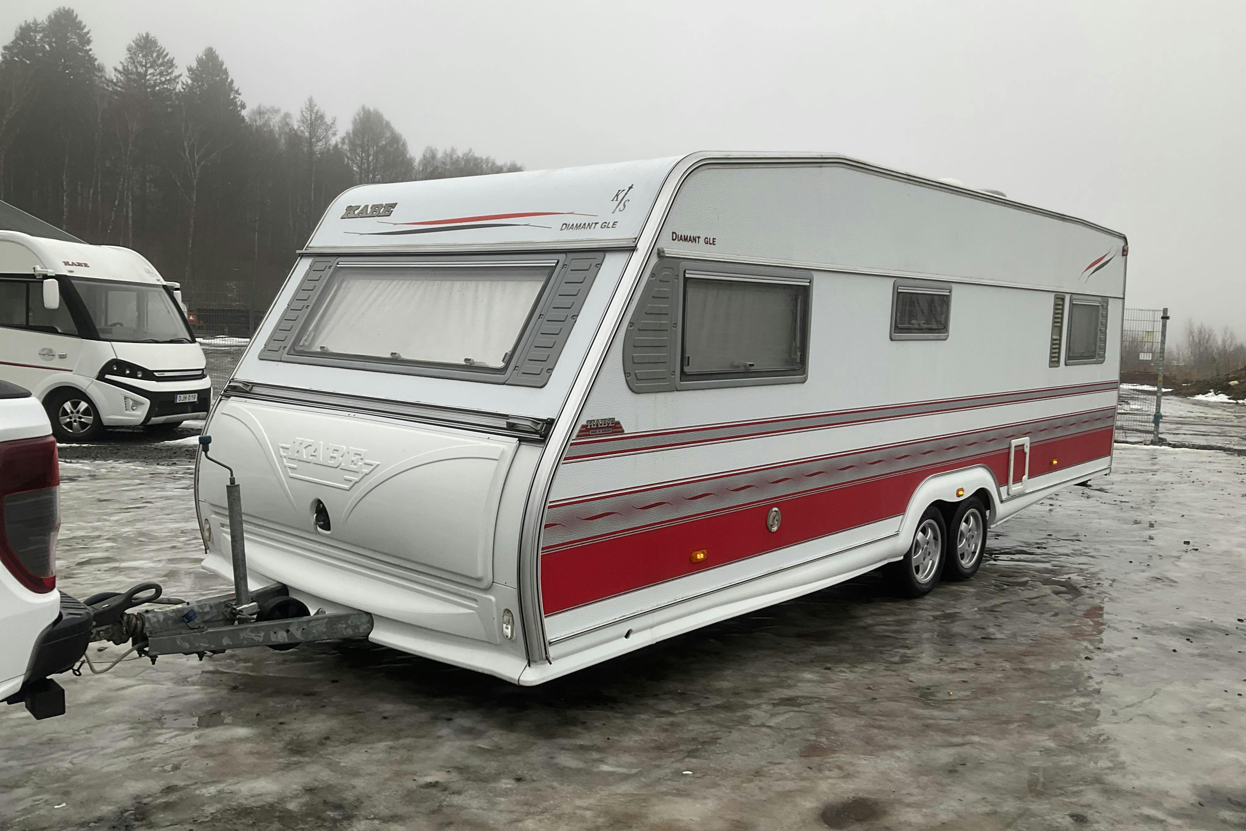 Presentationsfoto 1 av 23: KABE DIAMANT GLE KS Husvagn - 0 km - vit - 2006