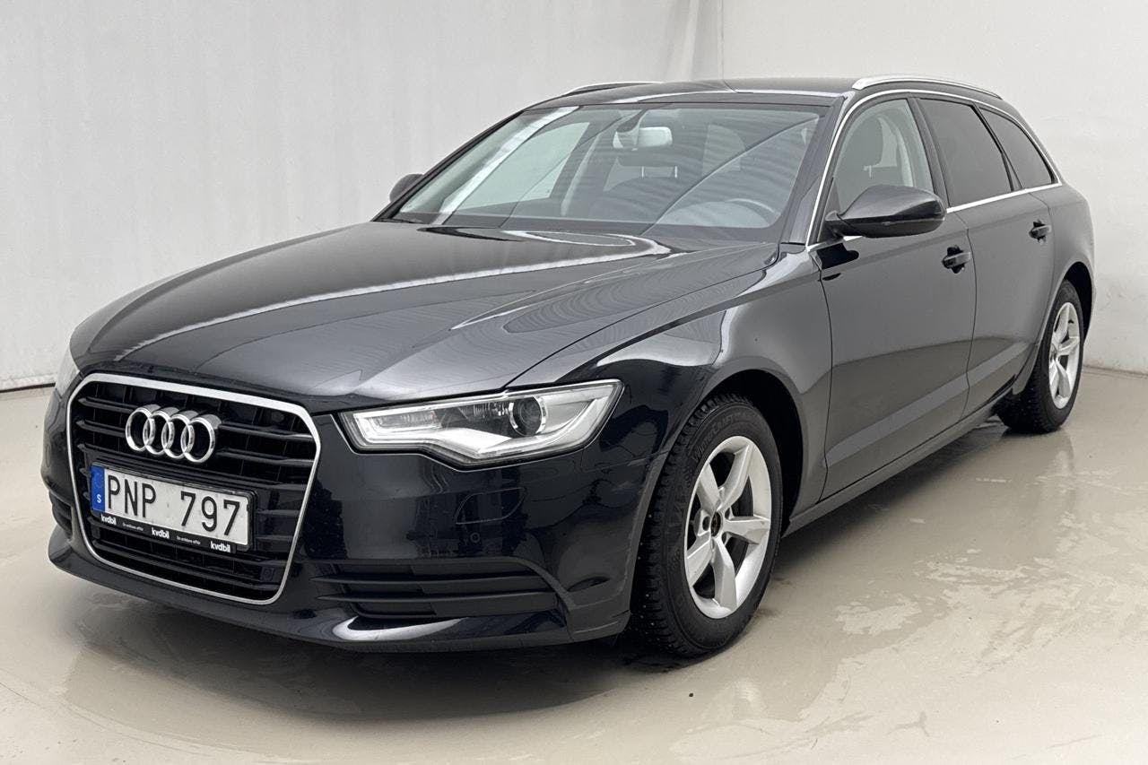 Presentation photo 1 of 13: Audi A6 2.0 TDI Avant (177hk) - 115 100 km - Automatic - black - 2013