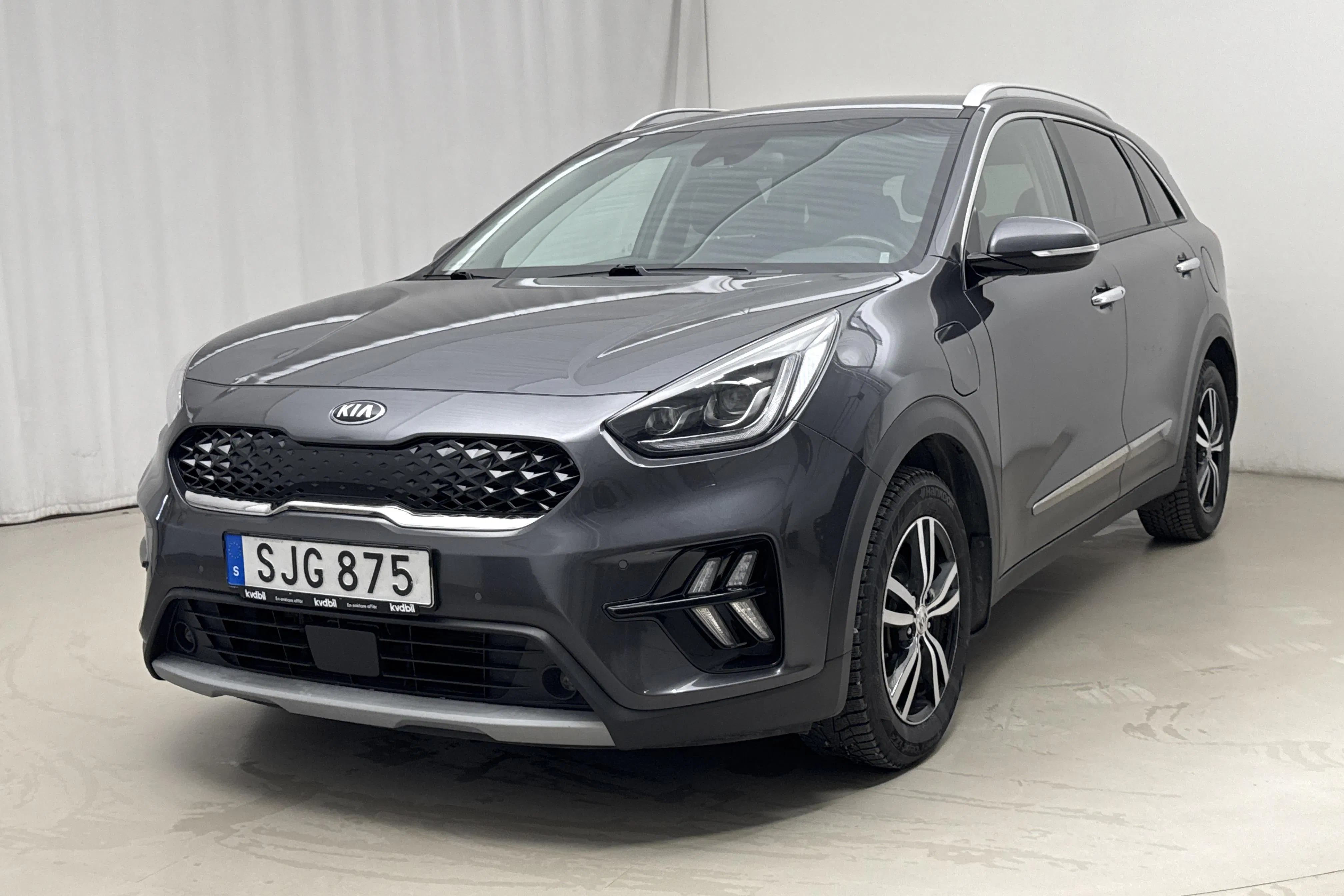 Presentation photo 1 of 21: KIA Niro Plug-in Hybrid 1.6 (141hk) - 206 790 km - Automatic - gray - 2021