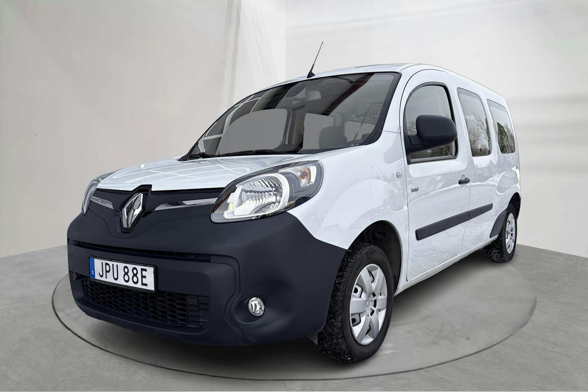 Presentation photo 1 of 16: Renault Kangoo Z.E Power Plus 33kWh Maxi Skåp (60hk) - 55 230 km - Automatic - white - 2021