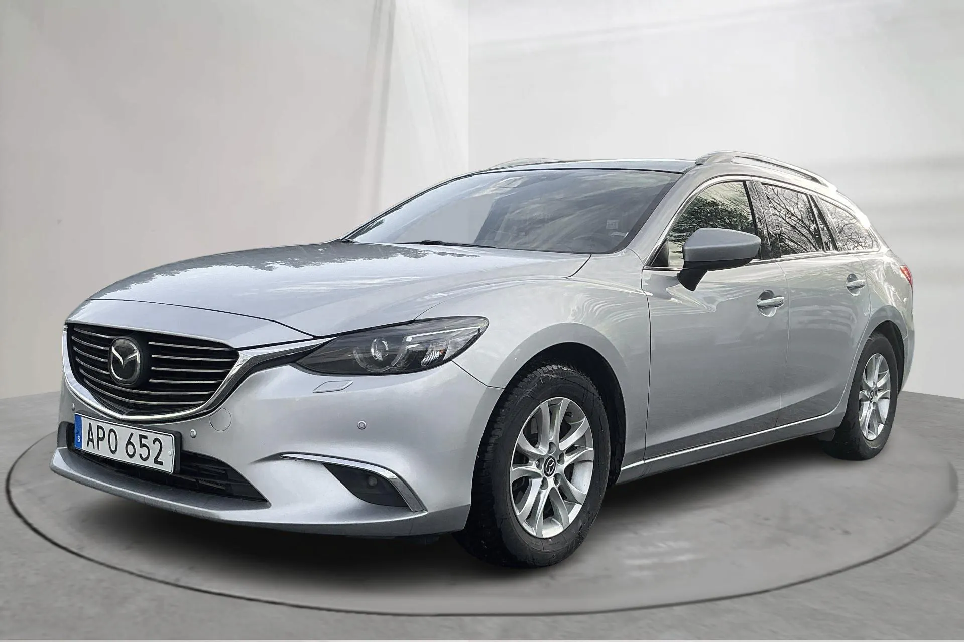 Presentation photo 1 of 15: Mazda 6 2.2 DE Kombi AWD (175hk) - 128 810 km - Automatic - gray - 2015