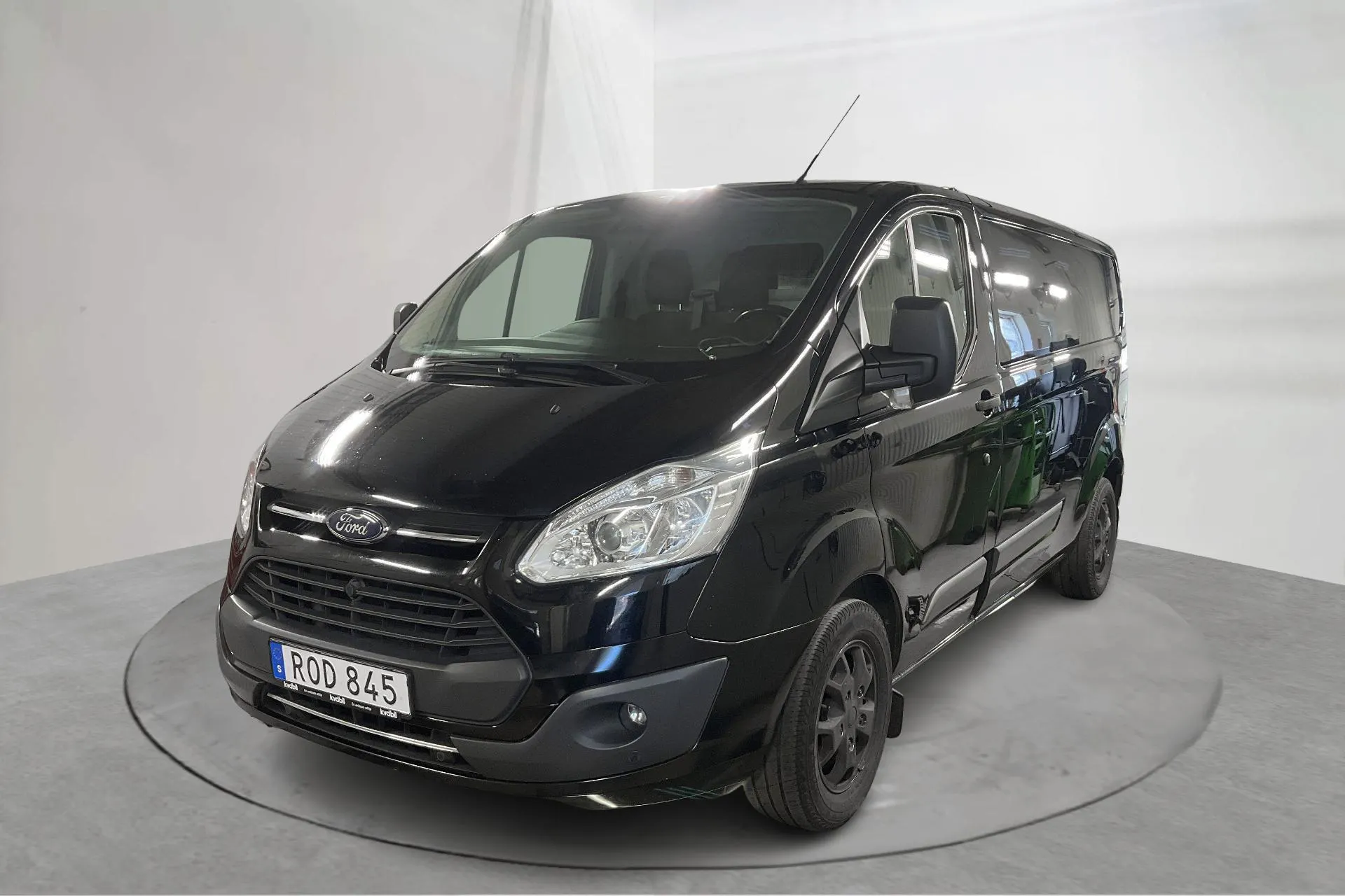 Presentation photo 1 of 15: Ford Transit Custom 290 (130hk) - 126 250 km - Automatic - black - 2017