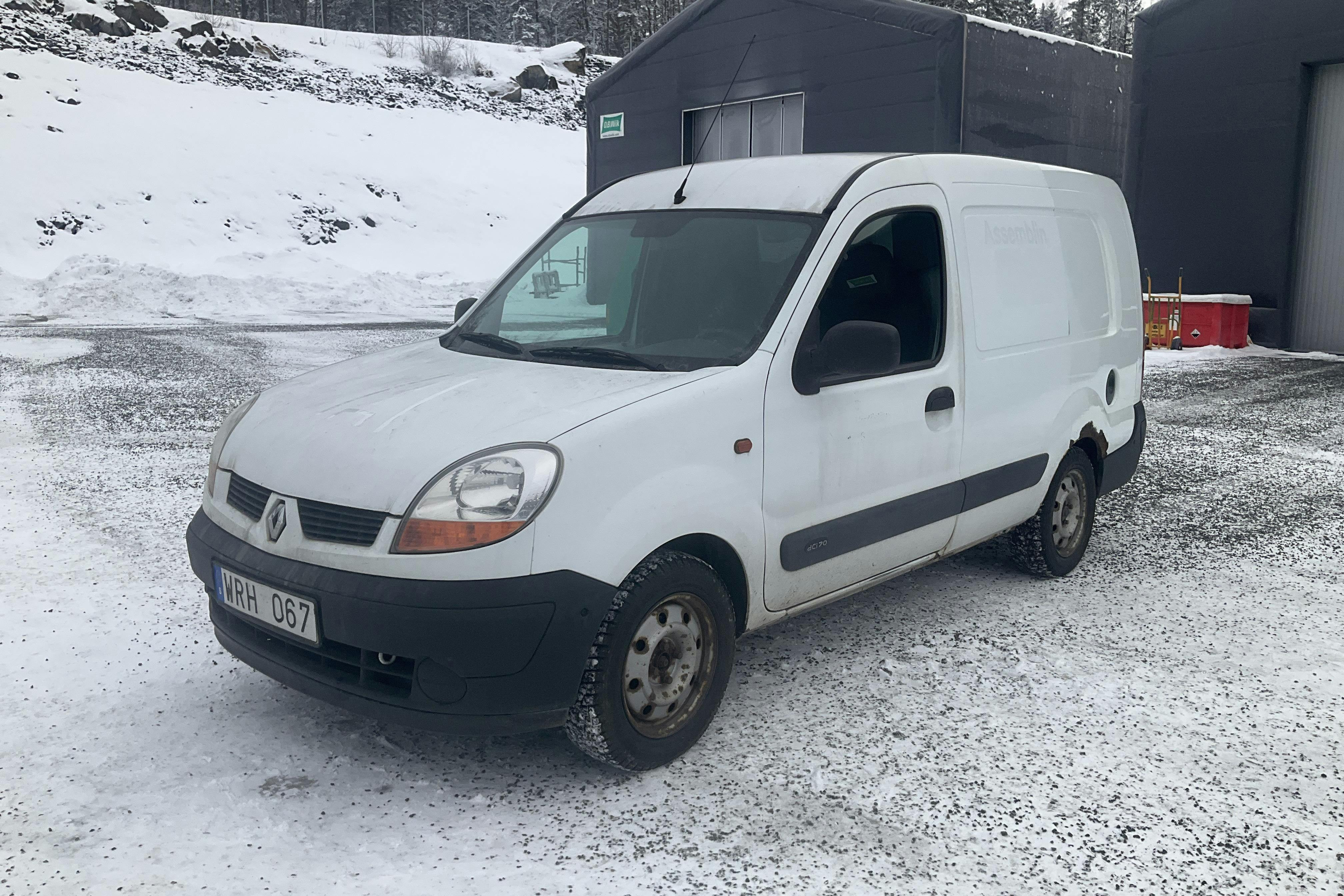 Presentationsfoto 1 av 12: Renault Kangoo Express 1.5 dCi Skåp (65hk) - 9 990 mil - Manuell - vit - 2004
