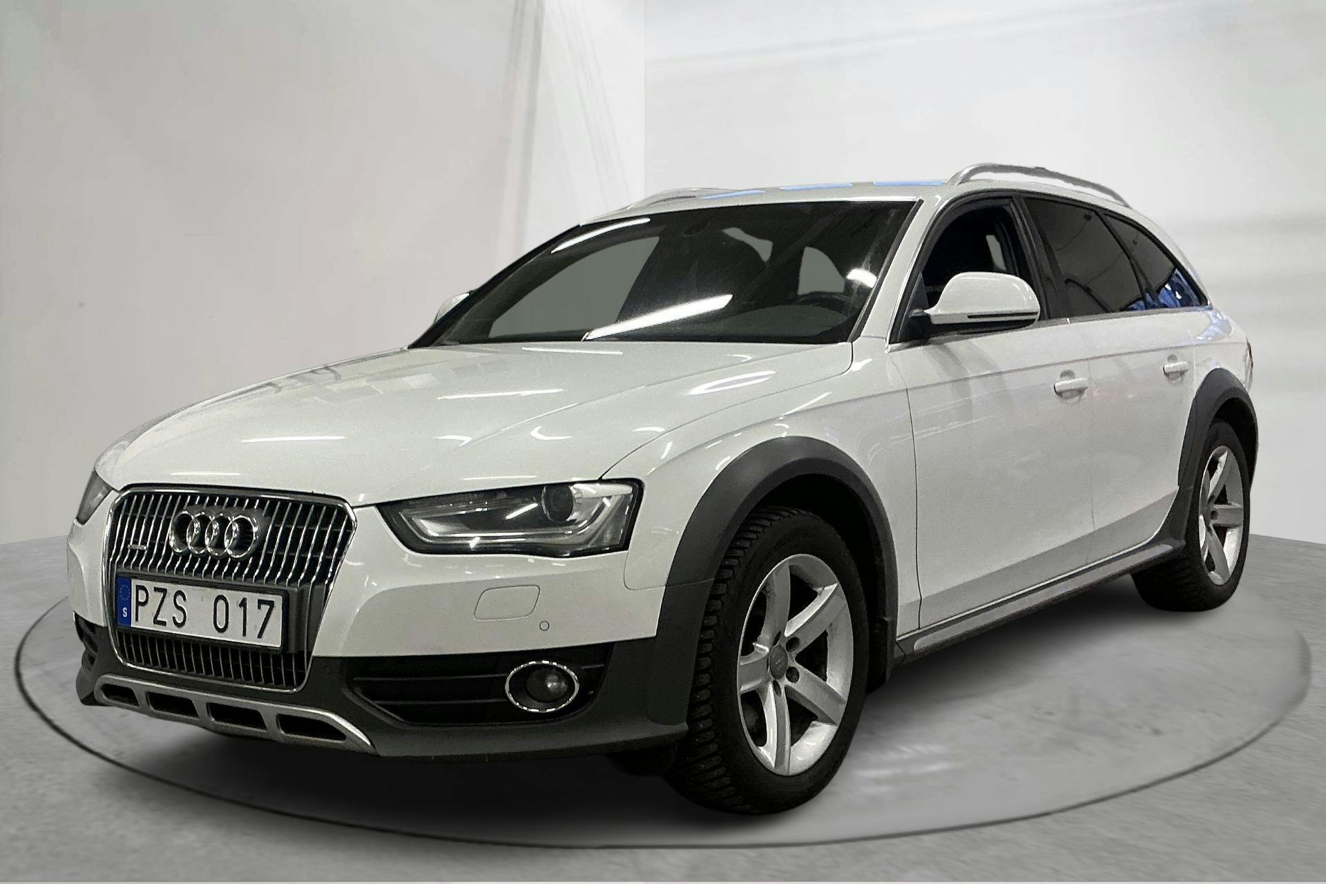 Presentation photo 1 of 14: Audi A4 Allroad 2.0 TDI Avant quattro (177hk) - 283 900 km - Automatic - white - 2014