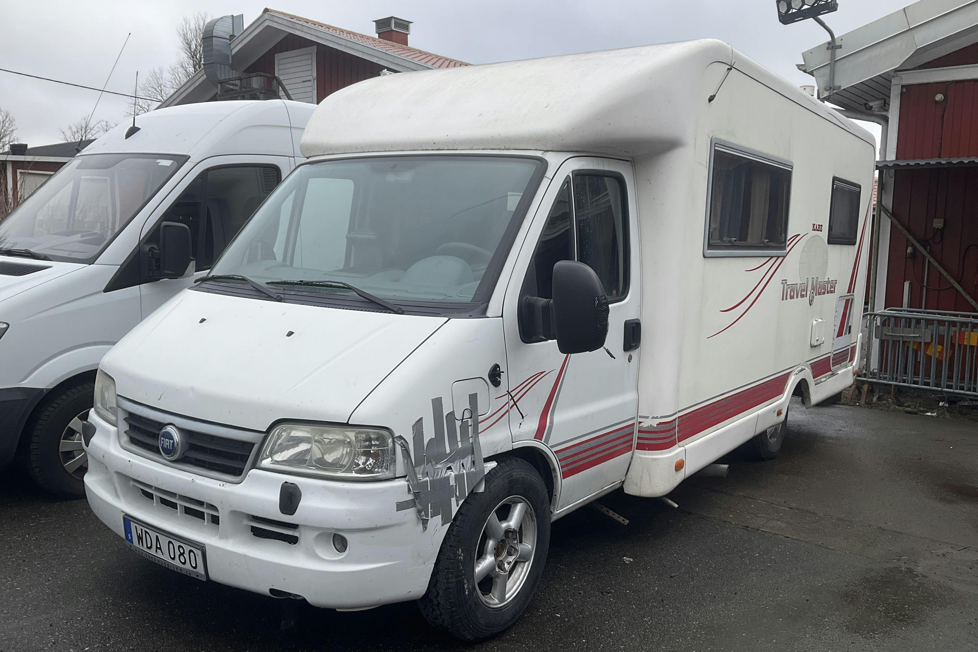 Presentation photo 1 of 24: FIAT KABE Travel Master MF-05 Husbil (Rep.Objekt) - 141 330 km - Manual - white - 2004