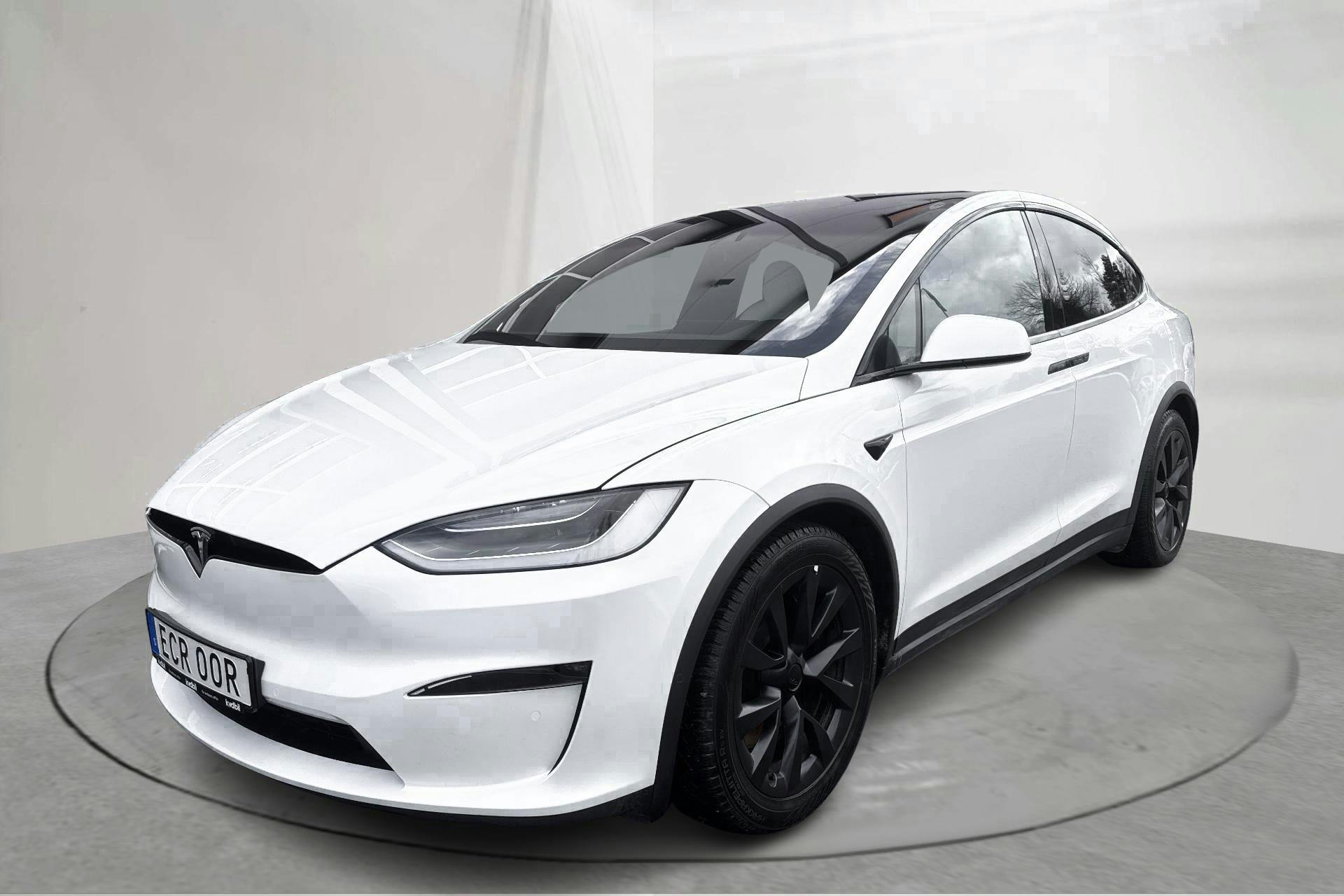 Presentation photo 1 of 21: Tesla Model X Plaid AWD (1020hk) - 74 260 km - Automatic - white - 2023
