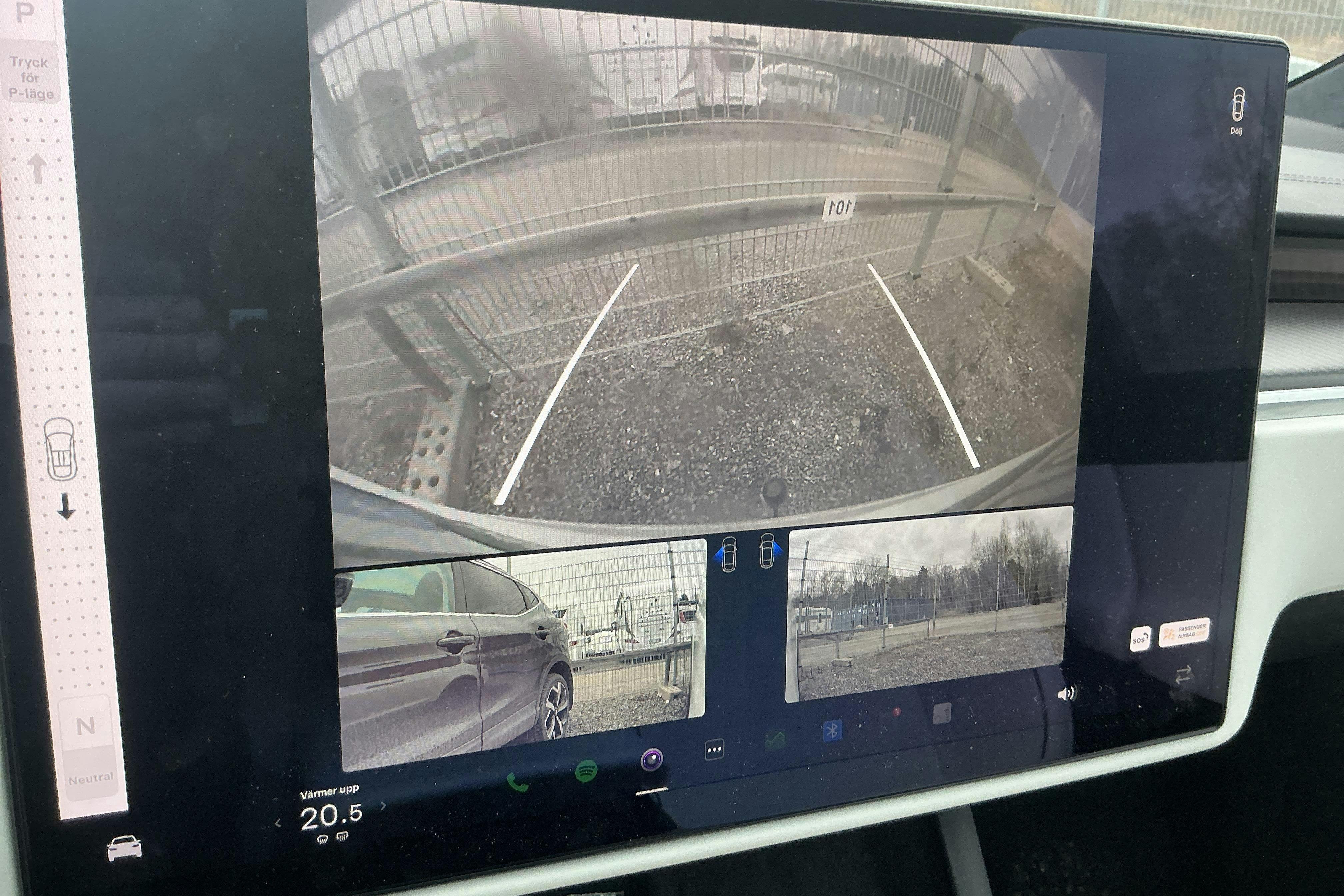 Presentation photo 21 of 21: Tesla Model X Plaid AWD (1020hk) - 74 260 km - Automatic - white - 2023