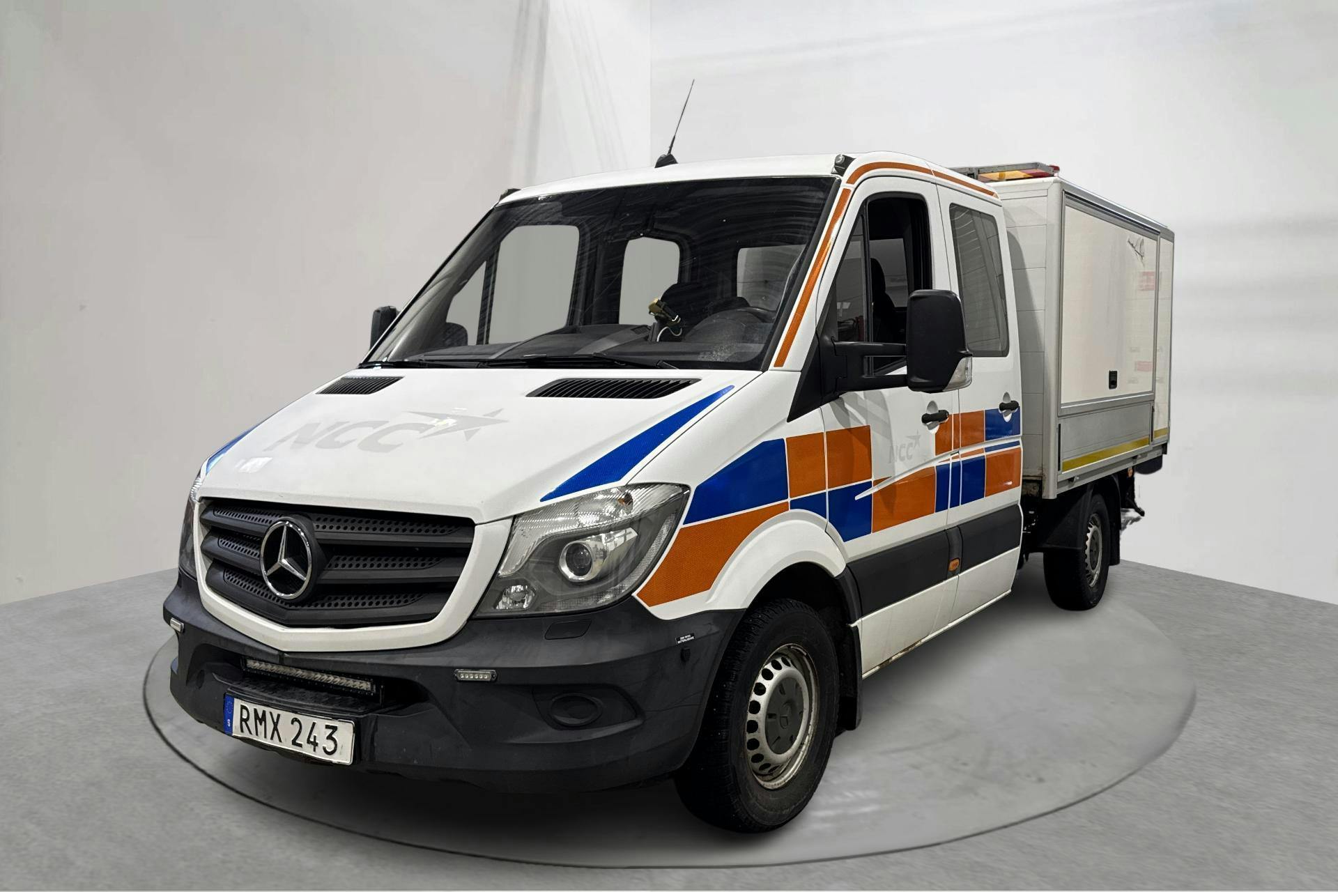 Presentationsfoto 1 av 15: Mercedes Sprinter 316 CDI Pickup/Chassi (163hk) - 12 652 mil - Automat - 2017