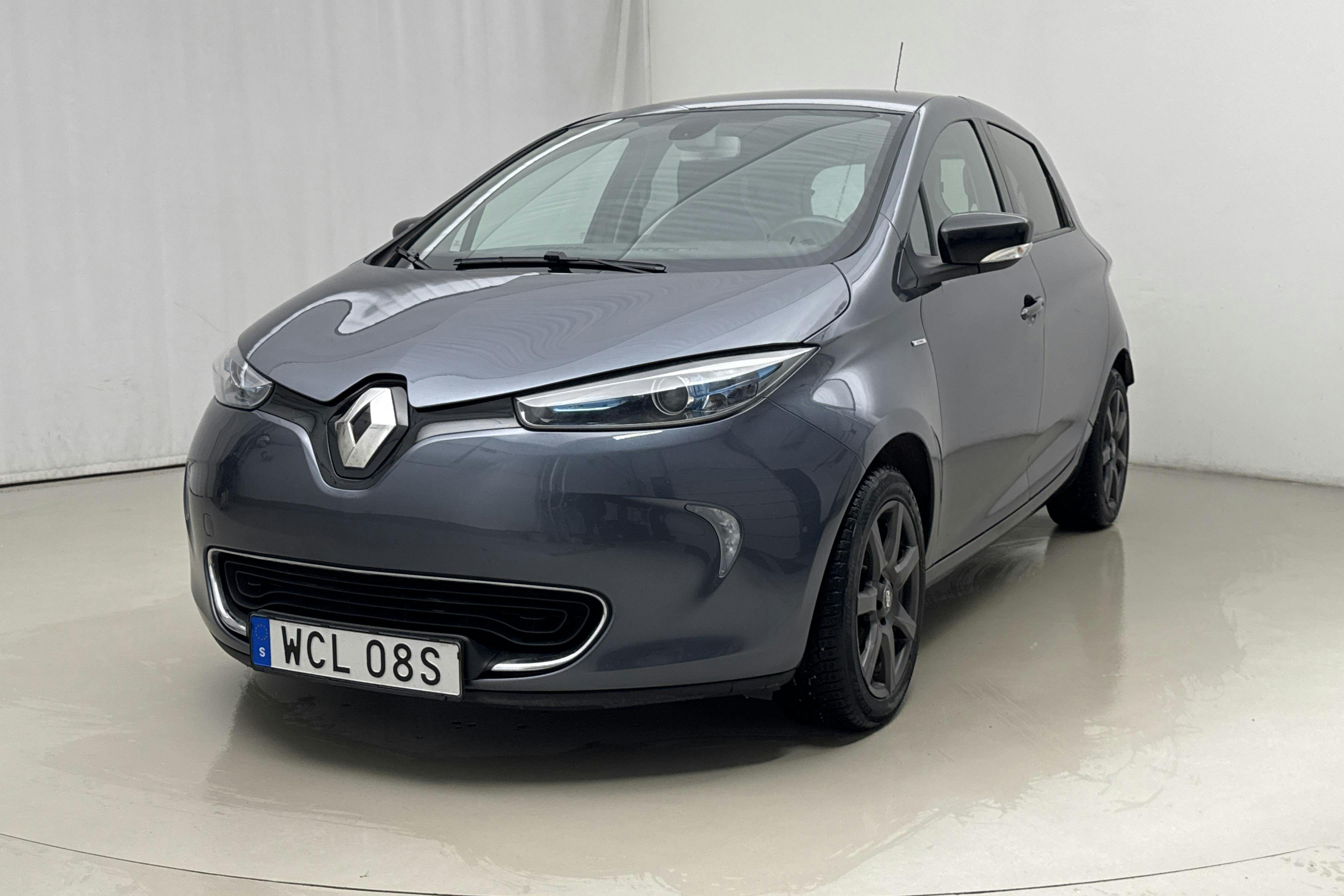 Presentation photo 1 of 19: Renault Zoe 41kWh R110 (108hk) - 86 340 km - Automatic - gray - 2019