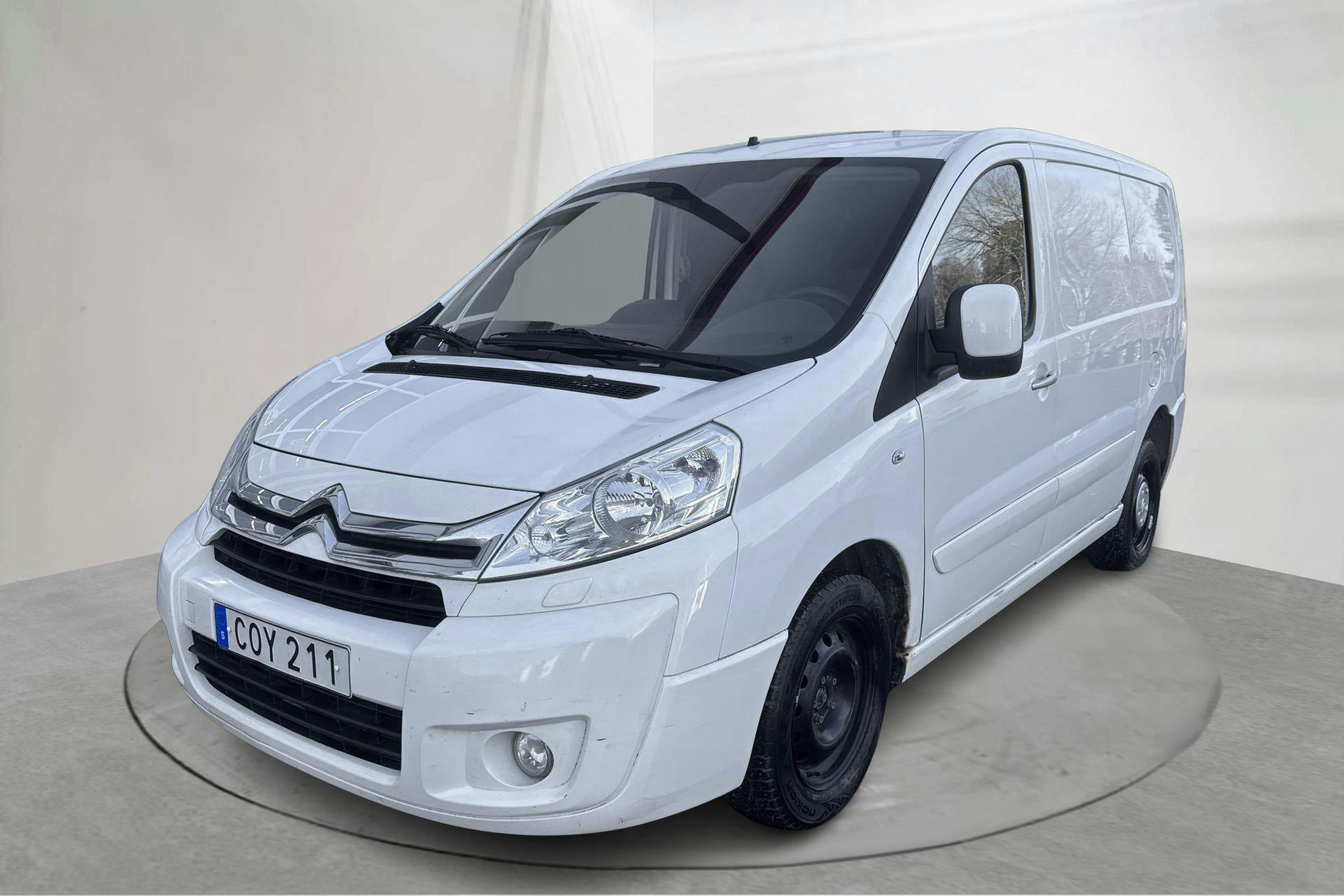 Presentation photo 1 of 15: Citroën Jumpy III 2.0 HDI Skåp (128hk) - 127 330 km - Manual - white - 2015