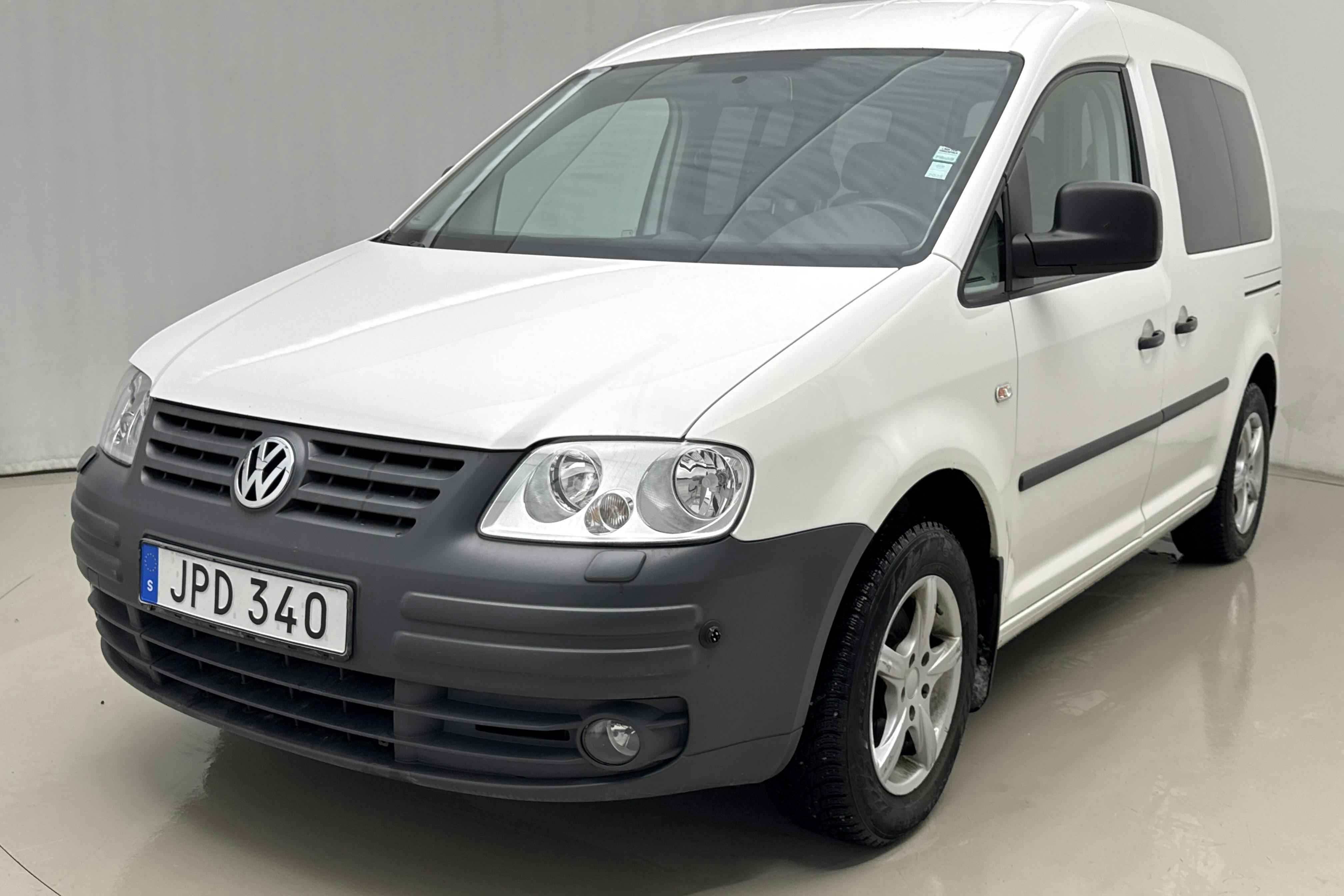 Presentation photo 1 of 14: VW Caddy Life 2.0 EcoFuel (109hk) - 66 460 km - Manual - white - 2009