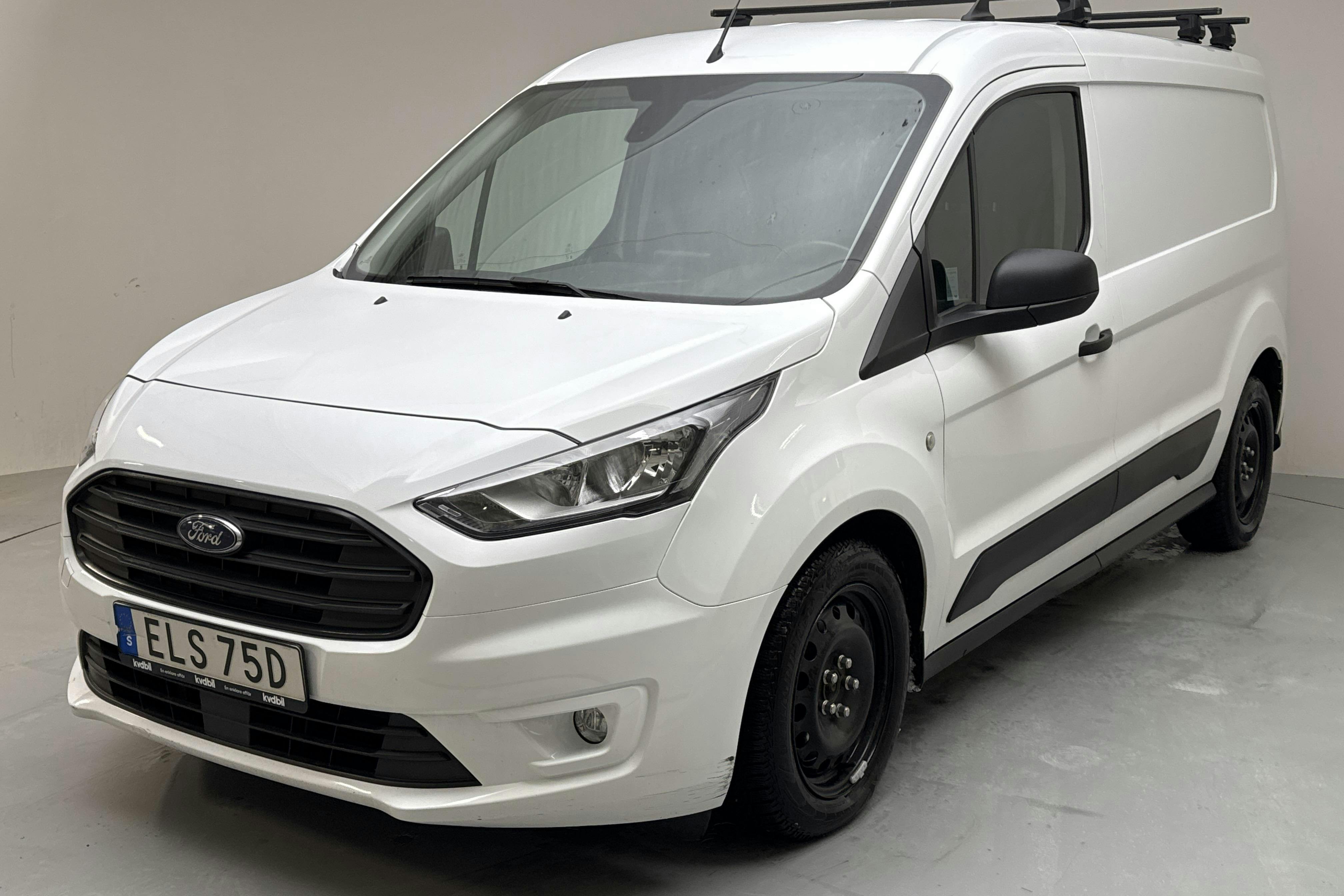 Presentation photo 1 of 13: Ford Transit Connect 1.5 EcoBlue (100hk) - 89 650 km - Automatic - white - 2022