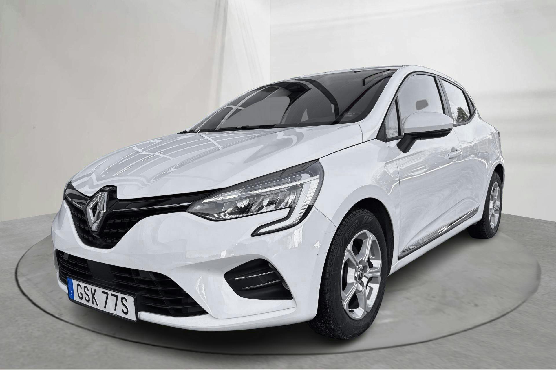 Presentation photo 1 of 14: Renault Clio V 1.5 dCi 5dr (115hk) - 92 030 km - Manual - white - 2020