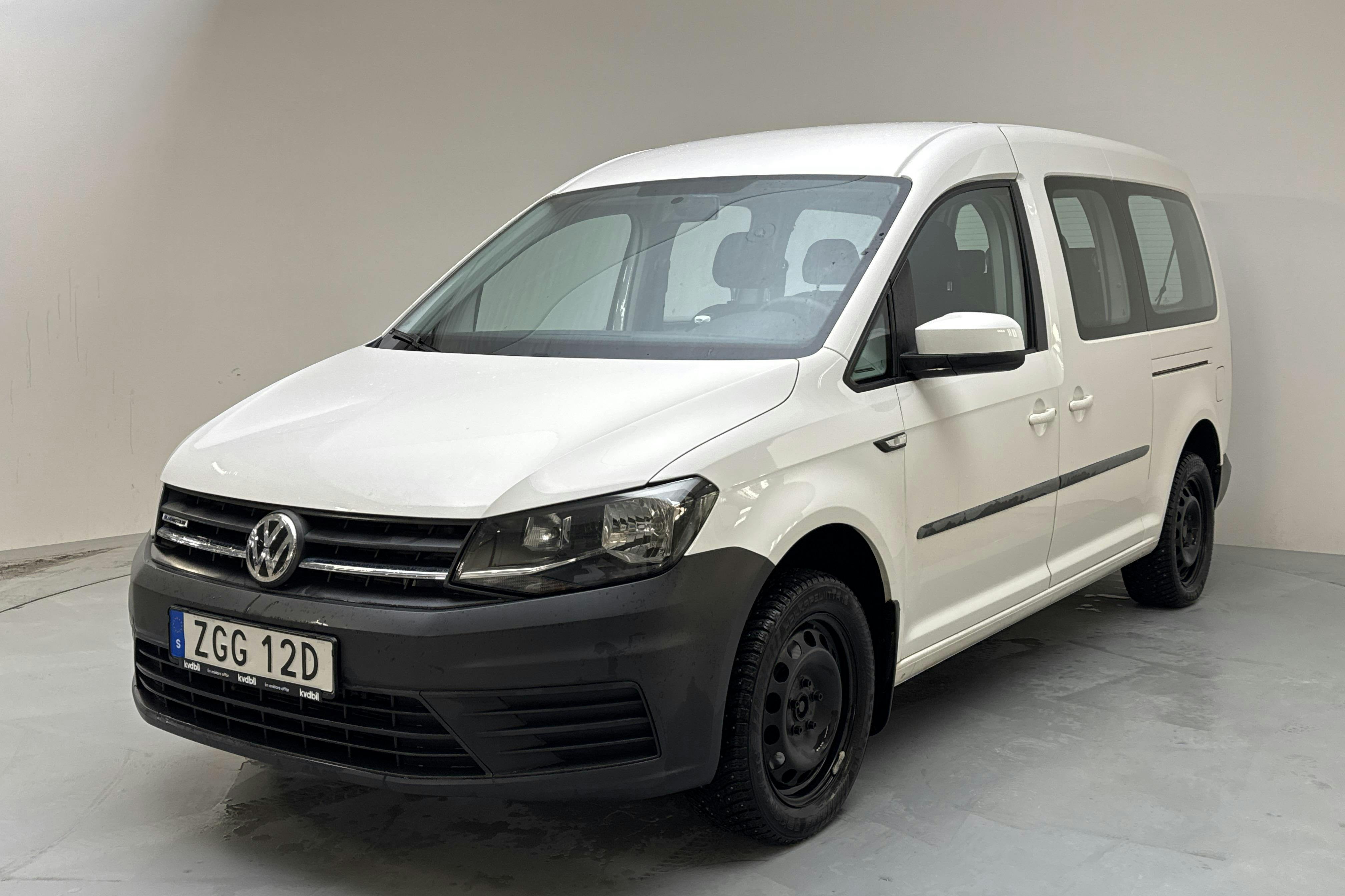 Presentation photo 1 of 13: VW Caddy Maxi Life 1.4 TGI (110hk) - 129 510 km - Manual - white - 2020