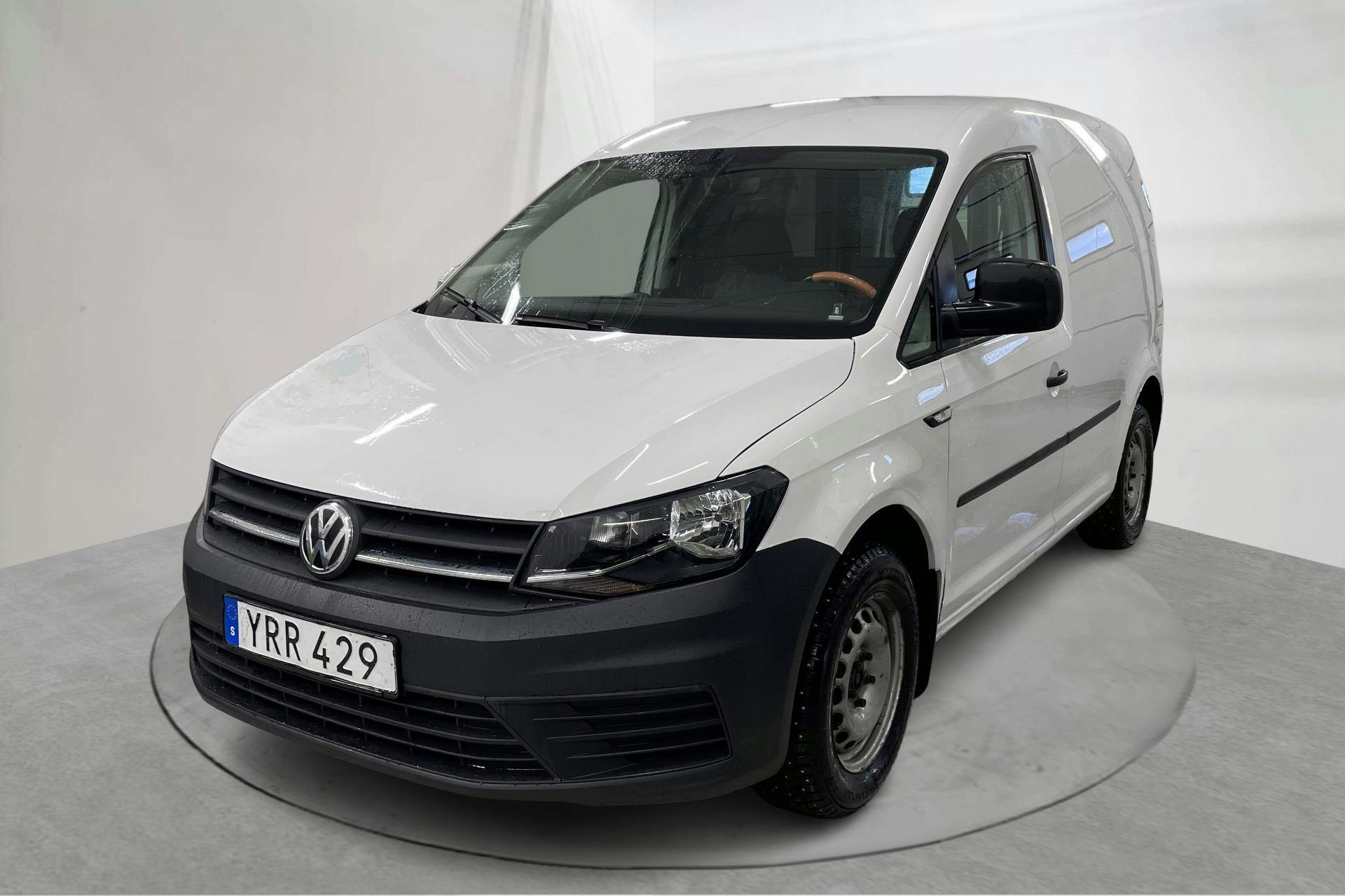 Presentation photo 1 of 15: VW Caddy 2.0 TDI Skåp (75hk) - 99 330 km - Manual - white - 2018