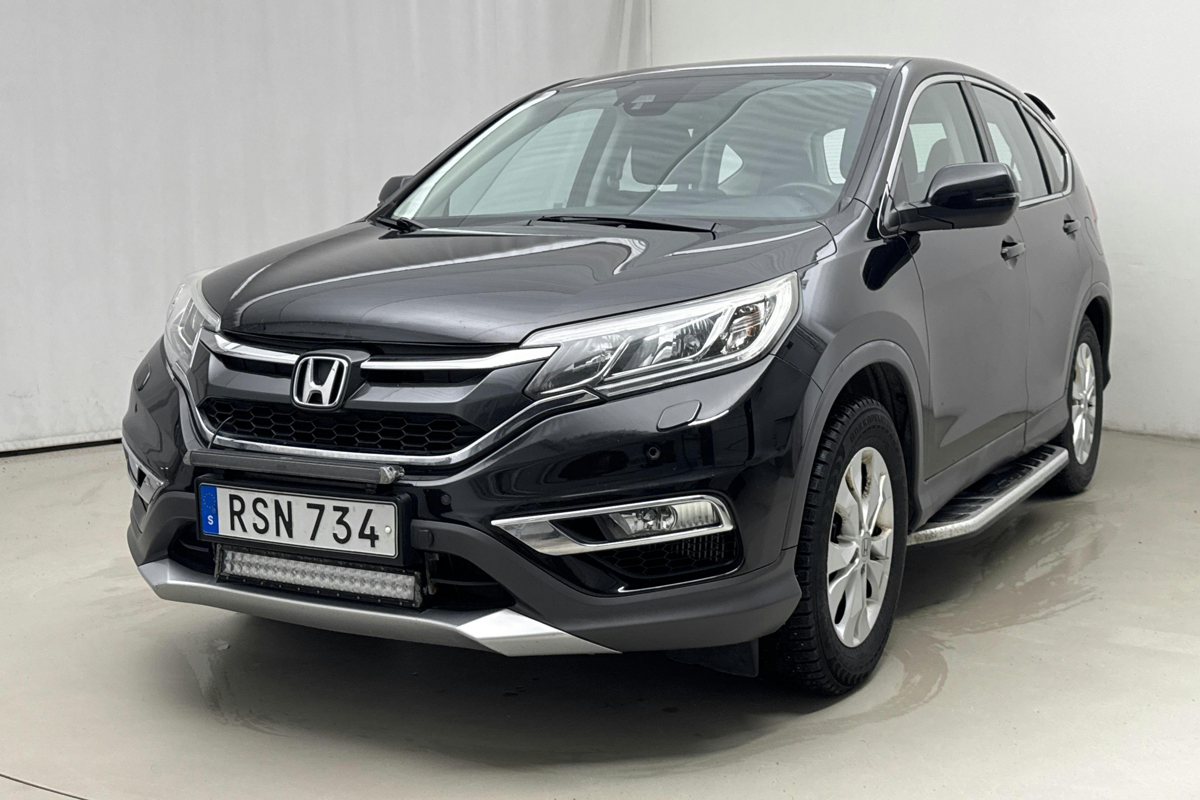 Presentation photo 1 of 14: Honda CR-V 1.6 i-DTEC 4WD (160hk) - 234 420 km - Manual - black - 2015