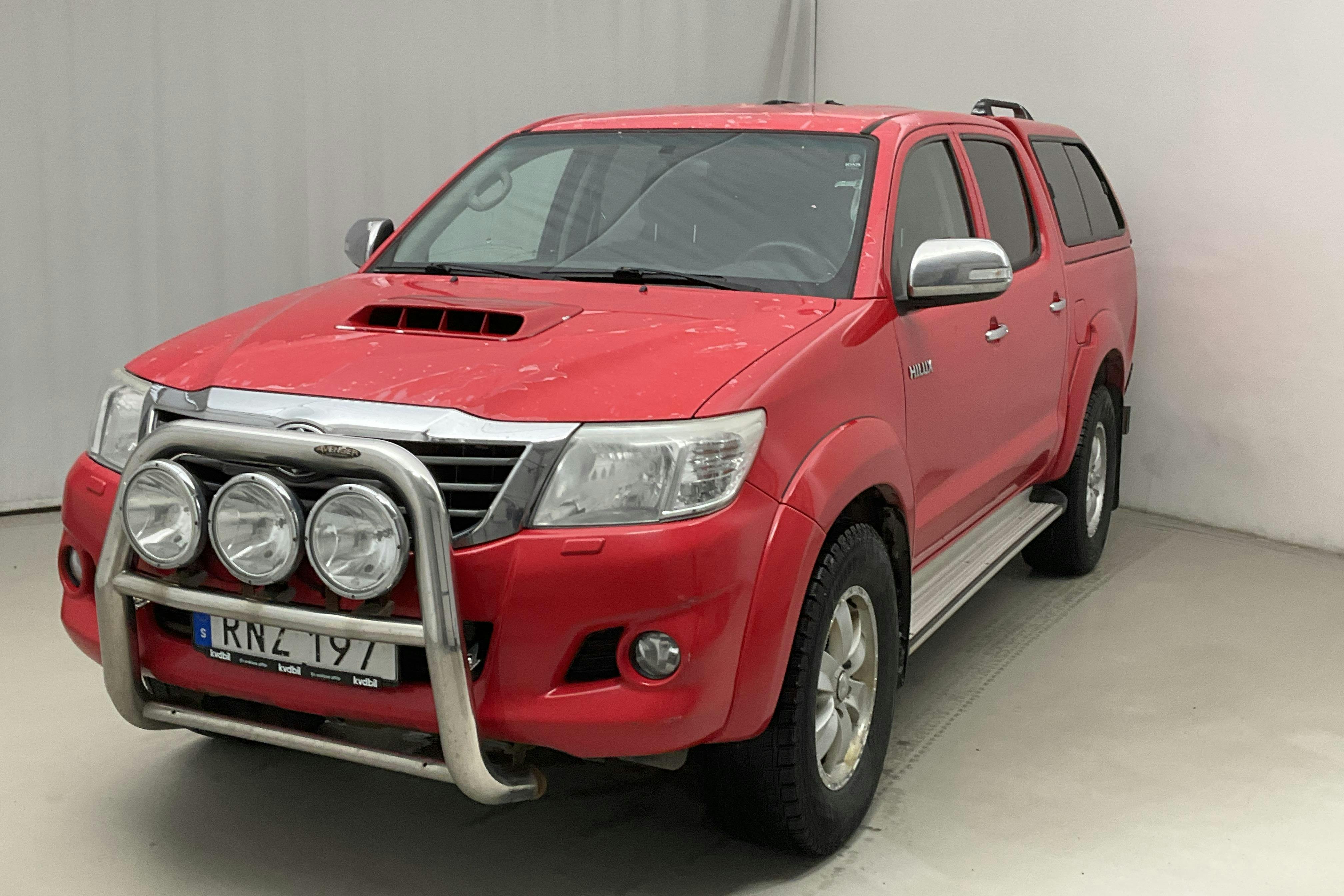 Presentation photo 1 of 15: Toyota Hilux 3.0 D-4D 4WD (171hk) - 271 630 km - Automatic - red - 2013