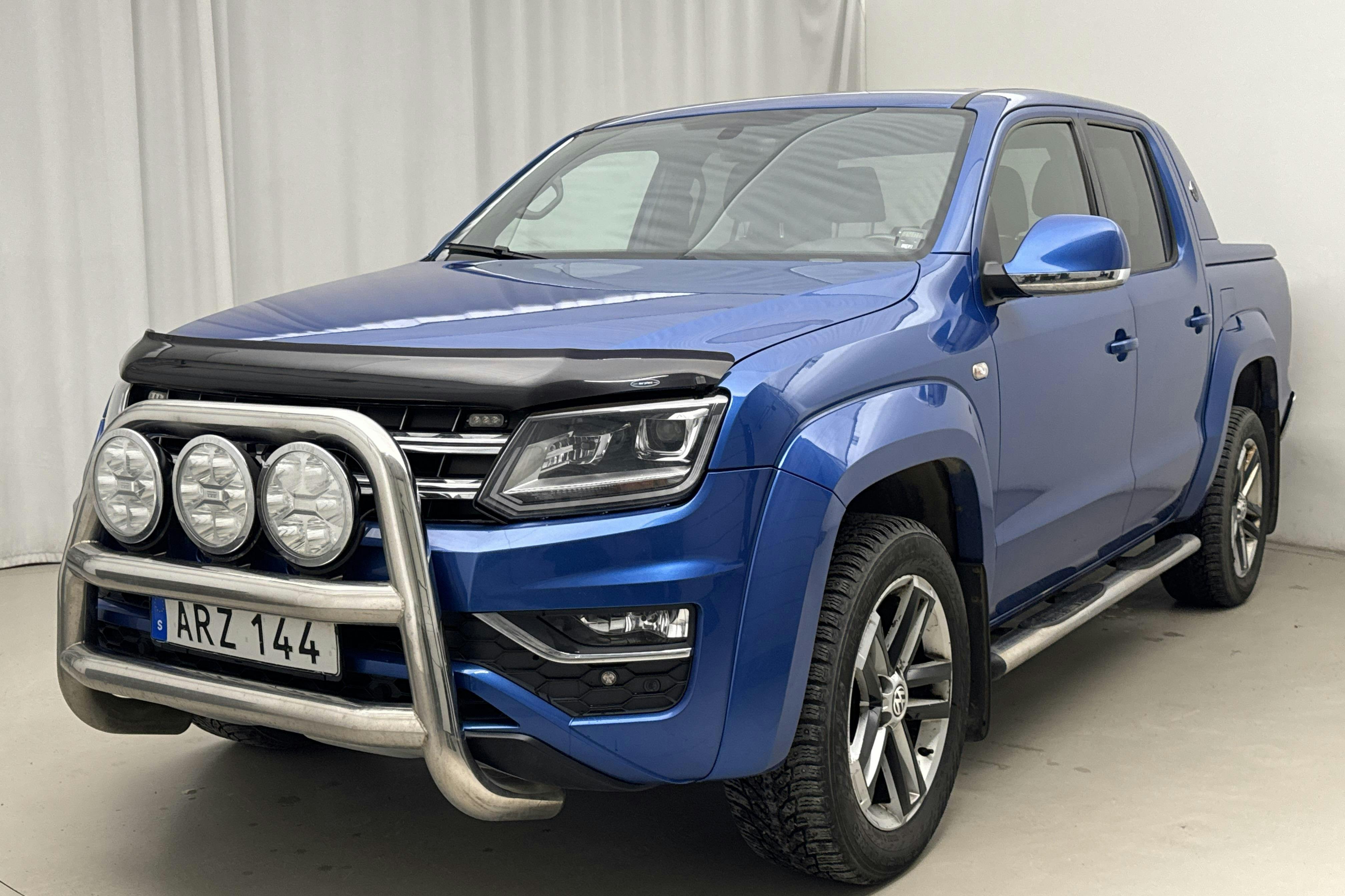 Presentationsfoto 1 av 18: VW Amarok 3.0 TDI 4motion (258hk) - 18 430 mil - Automat - blå - 2019