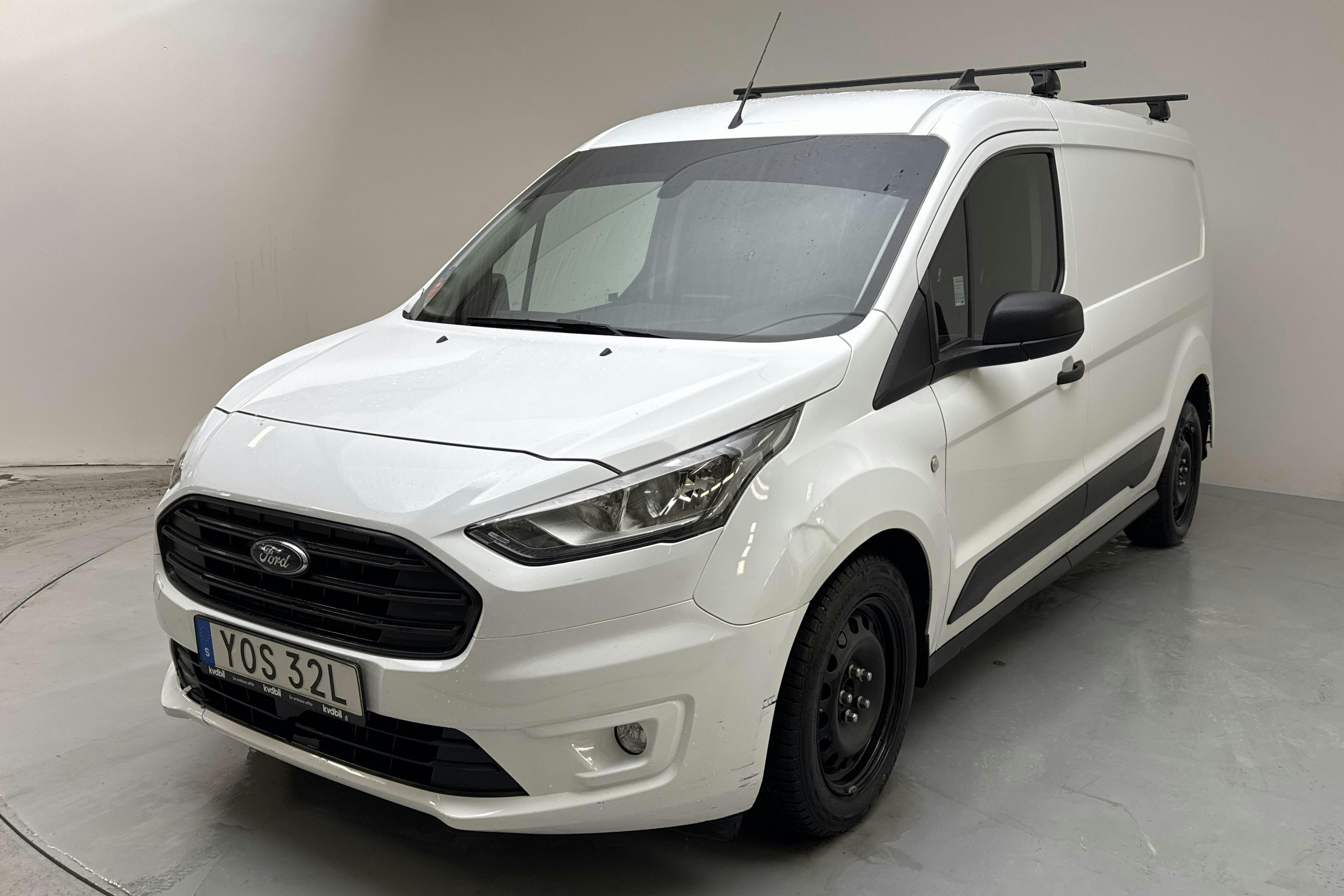 Presentation photo 1 of 14: Ford Transit Connect 1.5 EcoBlue (100hk) - 105 180 km - Automatic - white - 2023