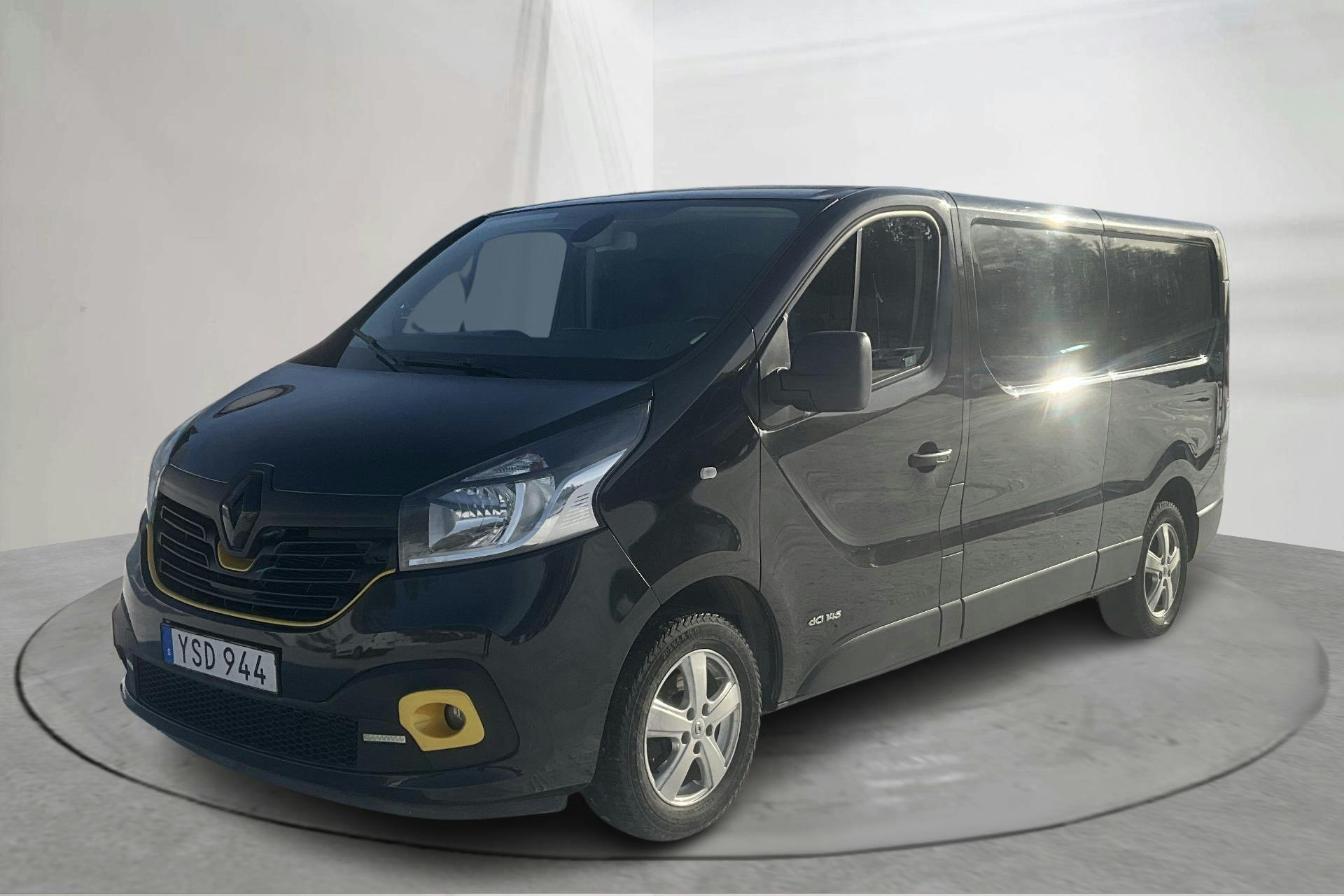 Presentation photo 1 of 14: Renault Trafic 1.6 dCi Skåp (145hk) - 219 720 km - Manual - black - 2017