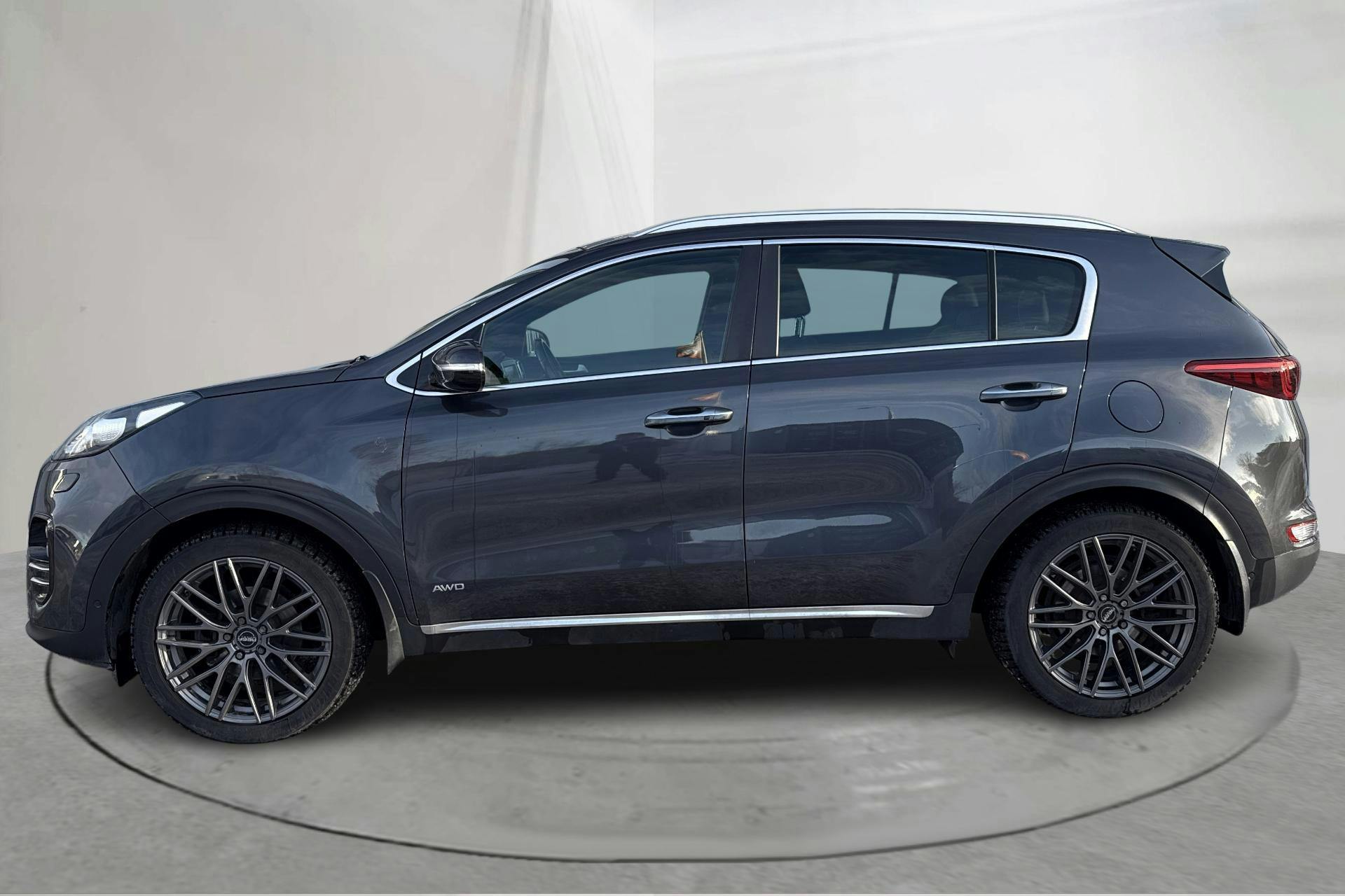 Presentation photo 2 of 19: KIA Sportage 1.6 T-GDI AWD (177hk) - 111 150 km - Automatic - gray - 2017