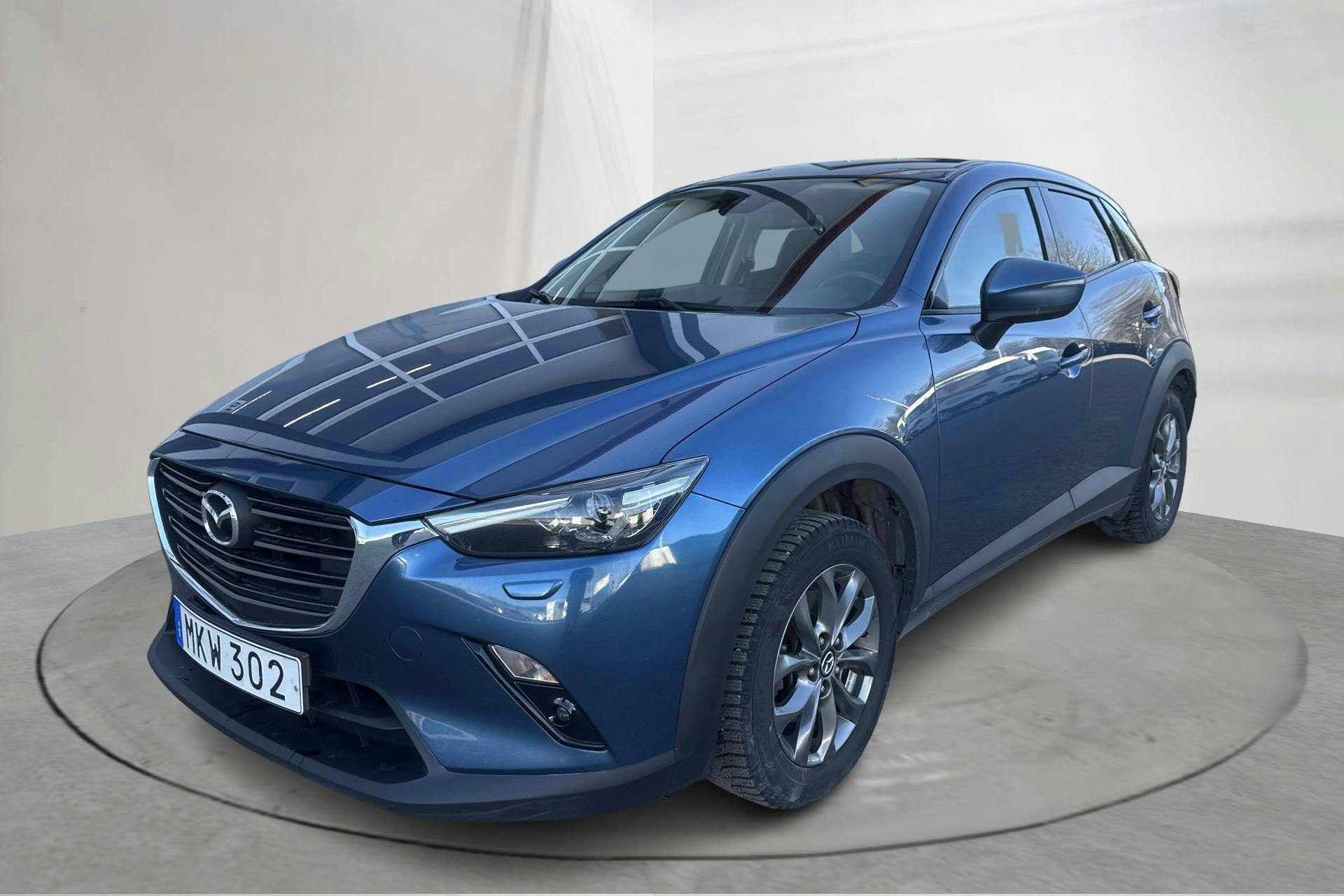 Presentation photo 1 of 16: Mazda CX-3 2.0 2WD (121hk) - 182 730 km - Manual - blue - 2018