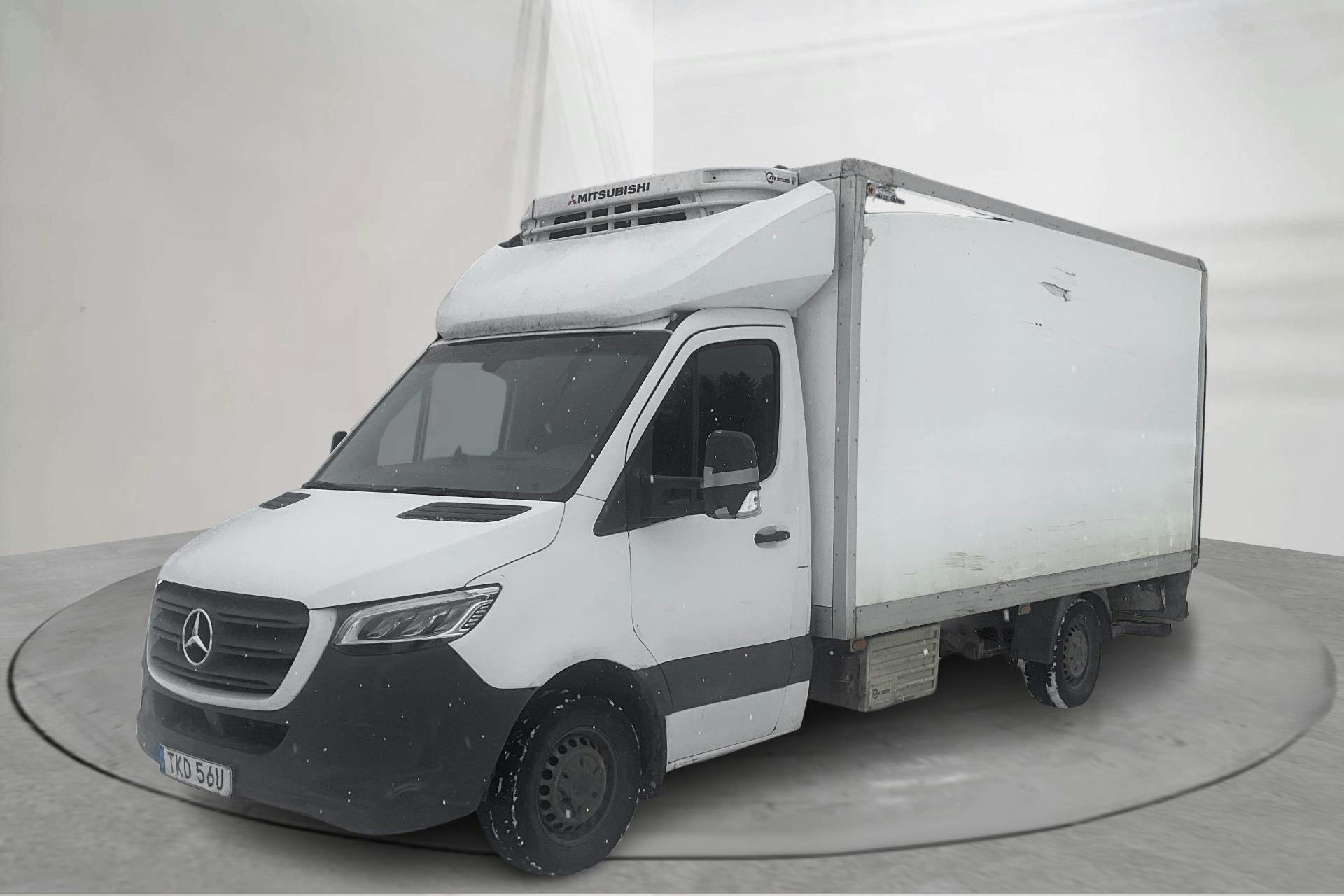 Presentationsfoto 1 av 18: Mercedes Sprinter 316 CDI Volymskåp RWD (163hk) - 26 957 mil - Automat - vit - 2019