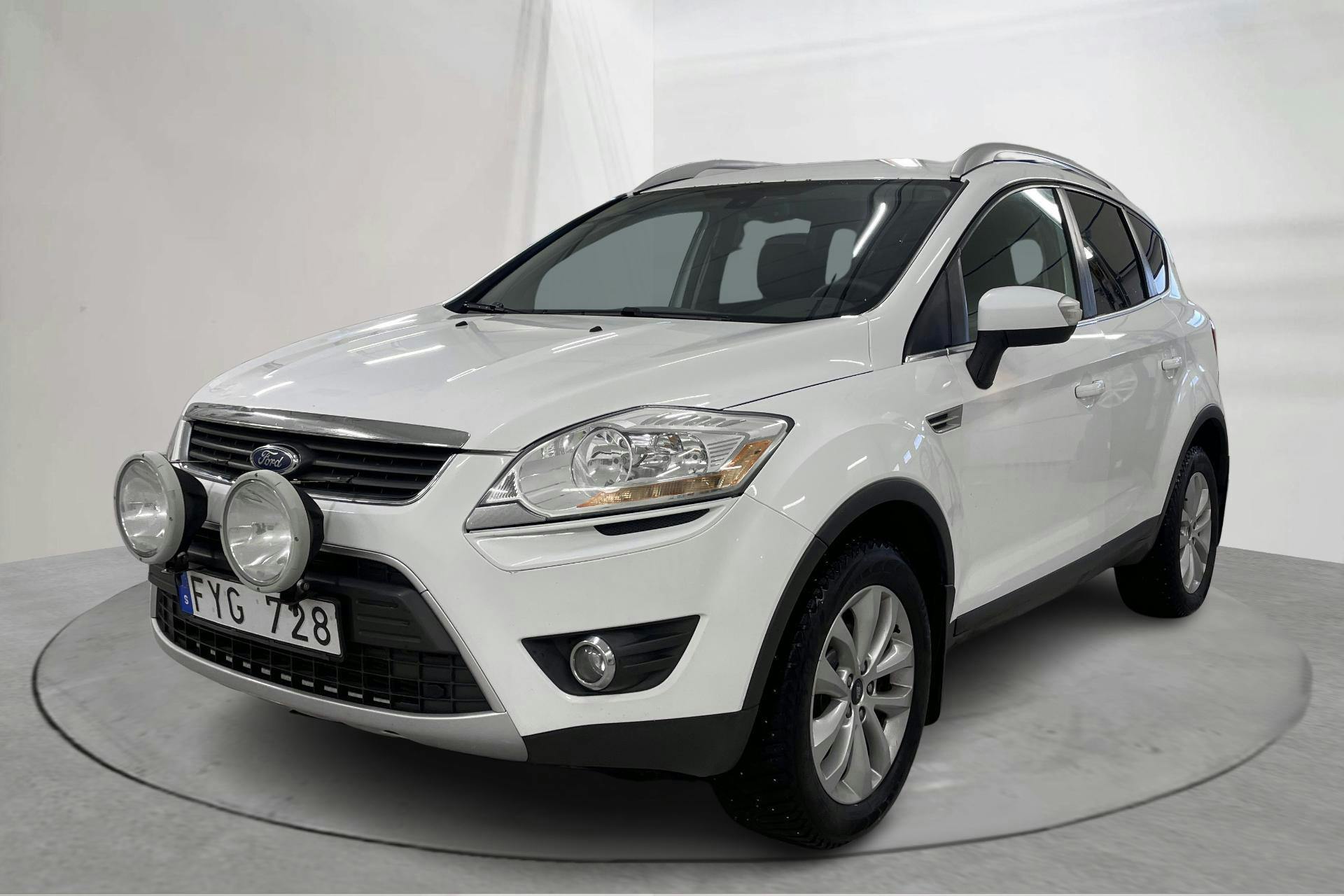 Presentation photo 1 of 14: Ford Kuga 2.0 TDCi AWD (140hk) - 277 000 km - Manual - white - 2012